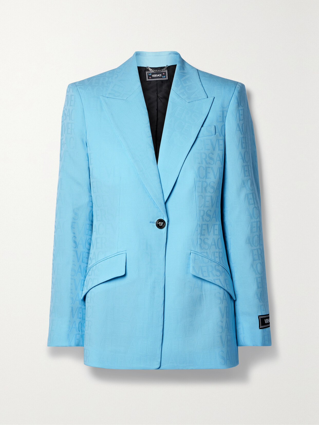 Versace Wool-jacquard Blazer
