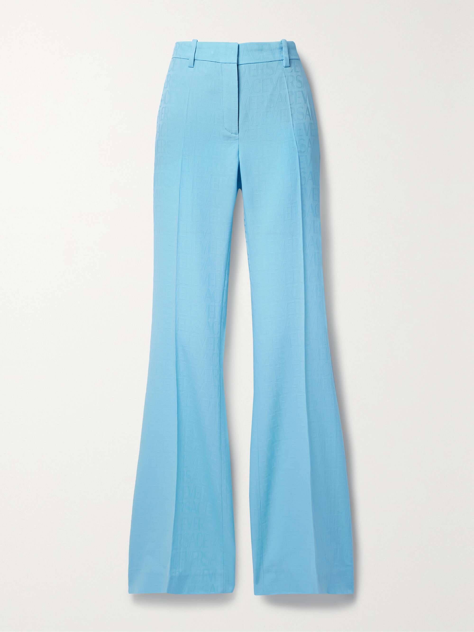 Light blue flare best sale pants