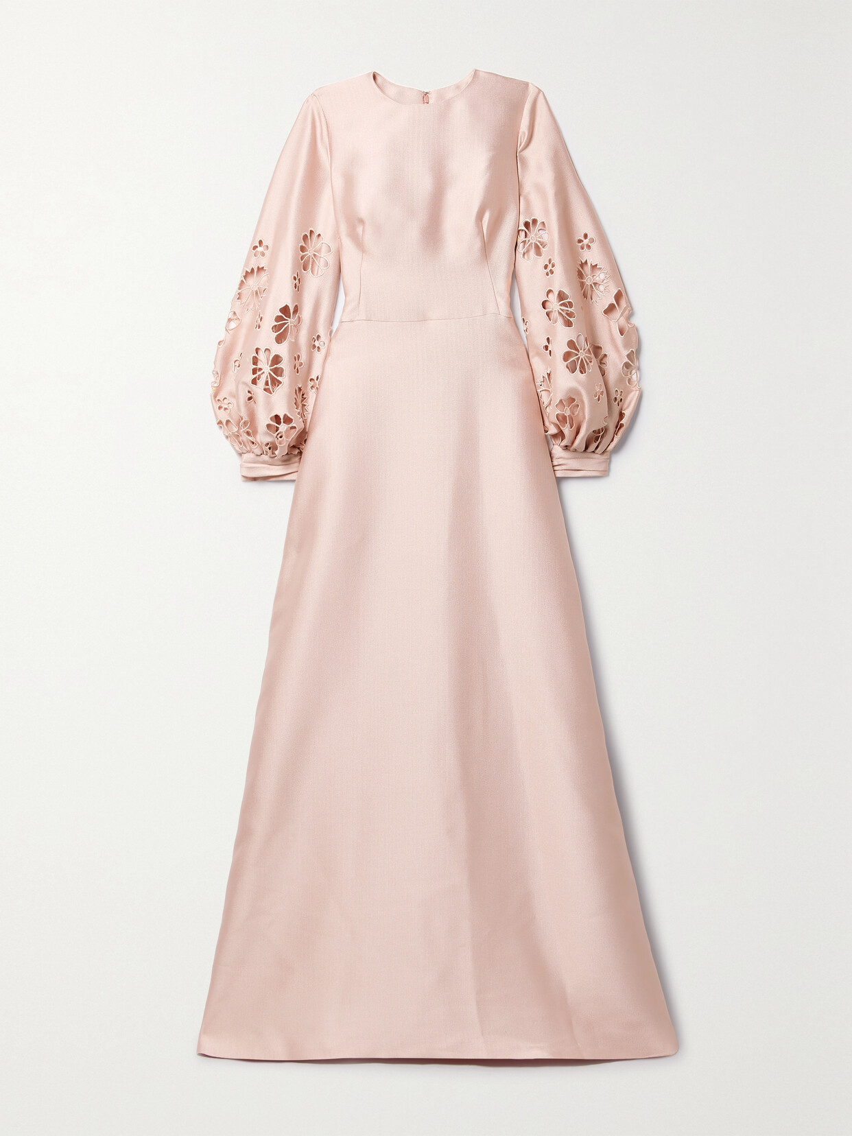 Reem Acra - Cutout Mikado-piqué Gown - Pink