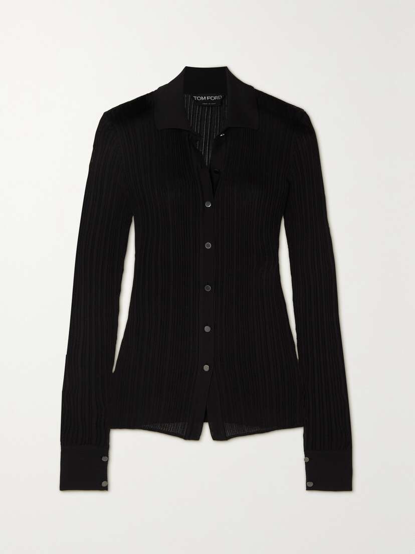 Tom Ford Ribbed-knit Cardigan