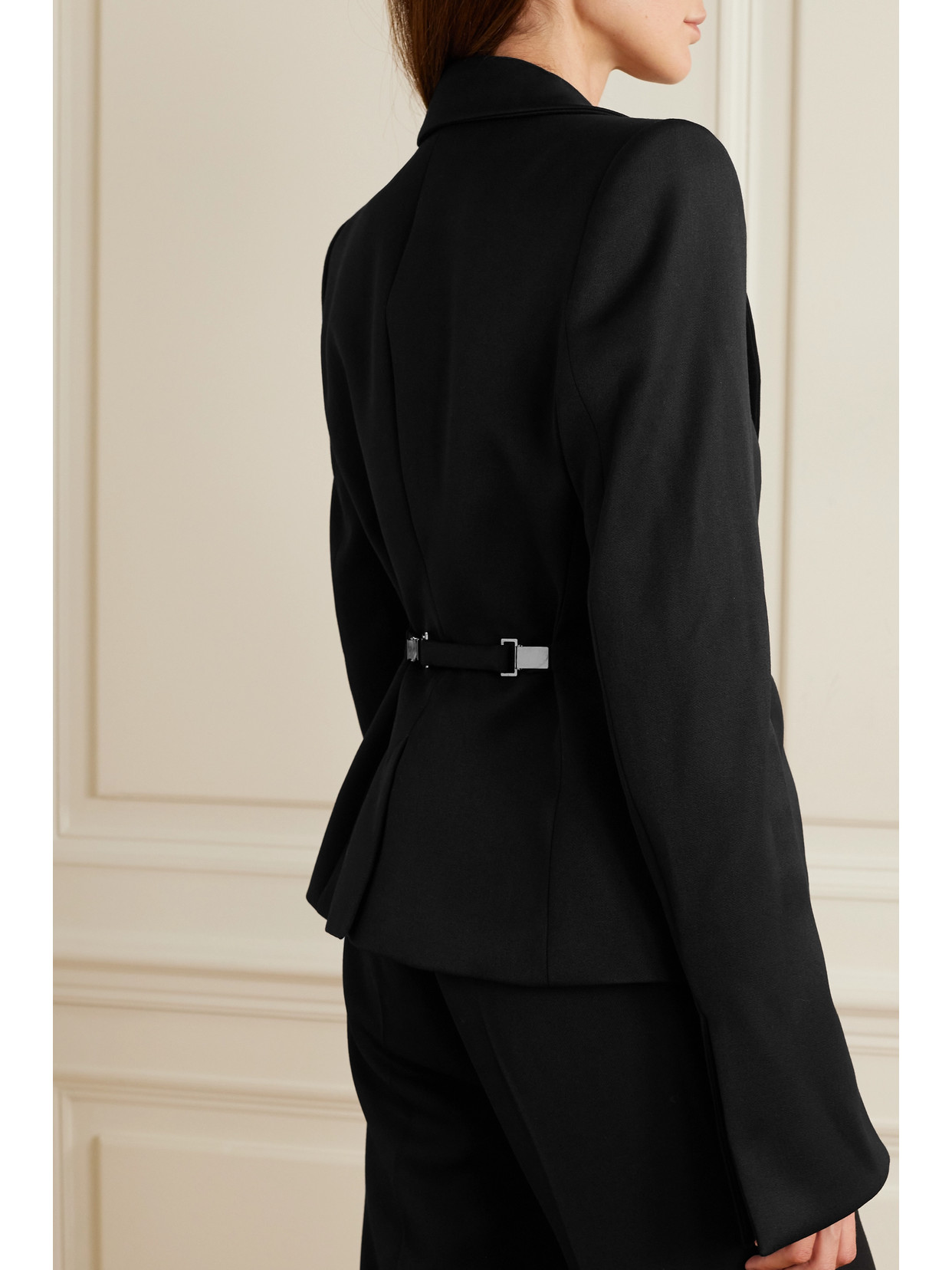 Tom Ford Embellished Wool Blazer In Black