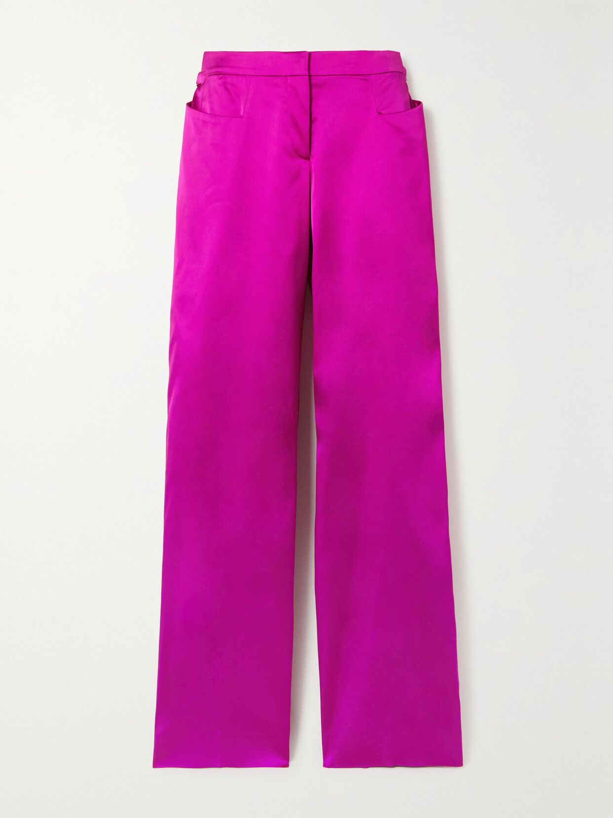 TOM FORD - Duchesse Satin Wide-leg Pants - Pink