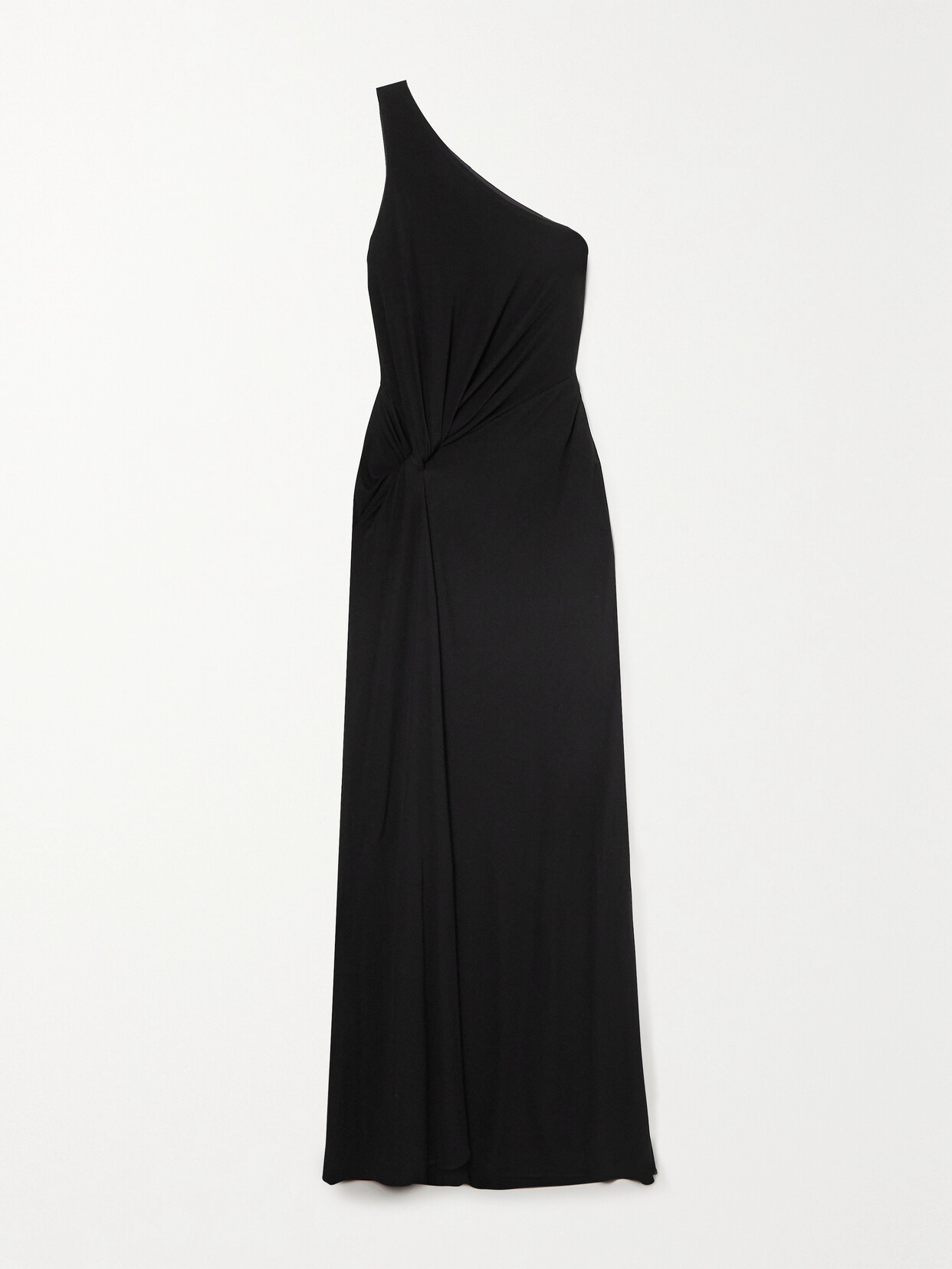 TOM FORD - One-shoulder Jersey Gown - Black