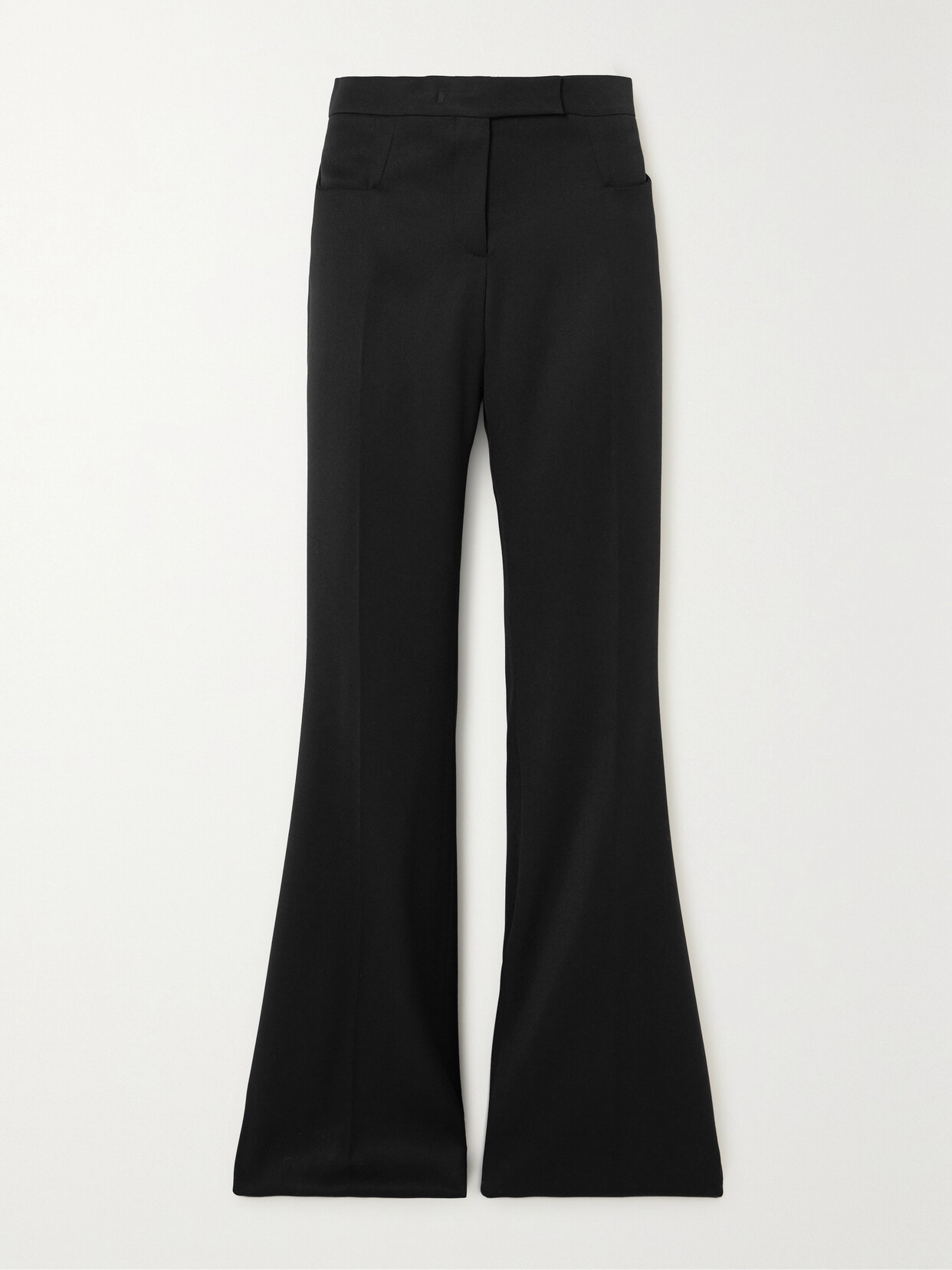 Tom Ford Wool Flared Pants In Black
