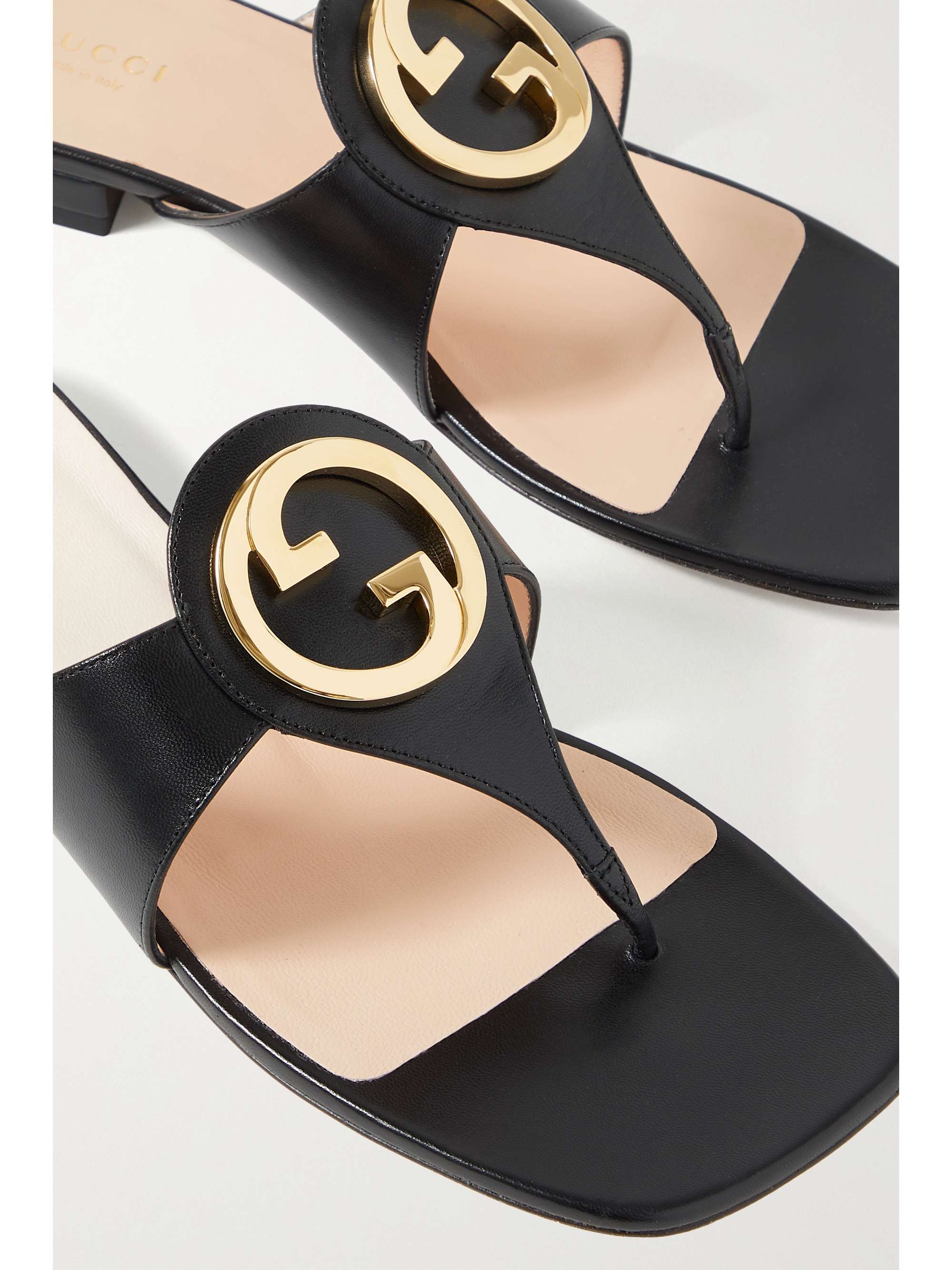 GUCCI Blondie logo-embellished leather sandals