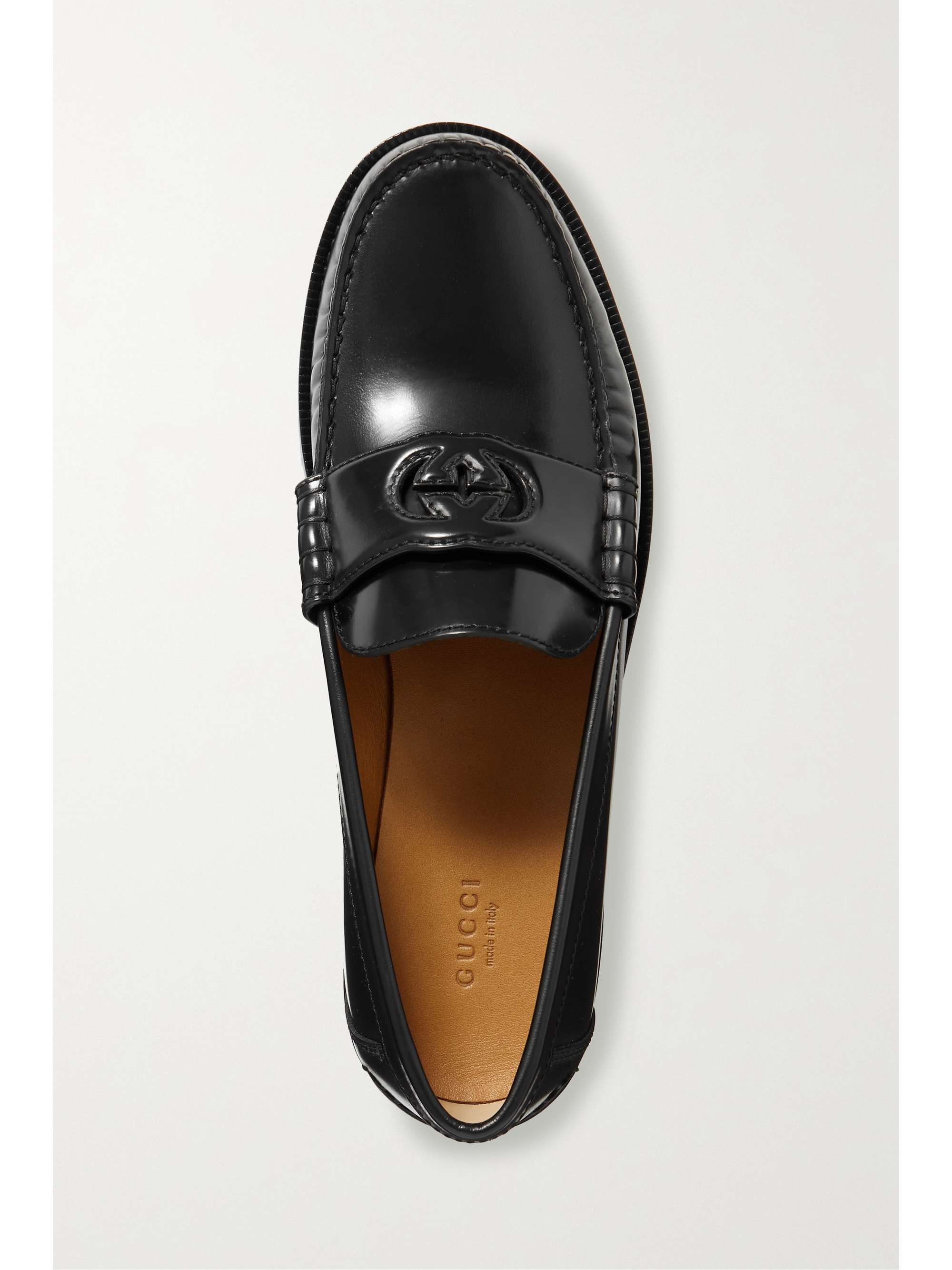 GUCCI Leather loafers | NET-A-PORTER