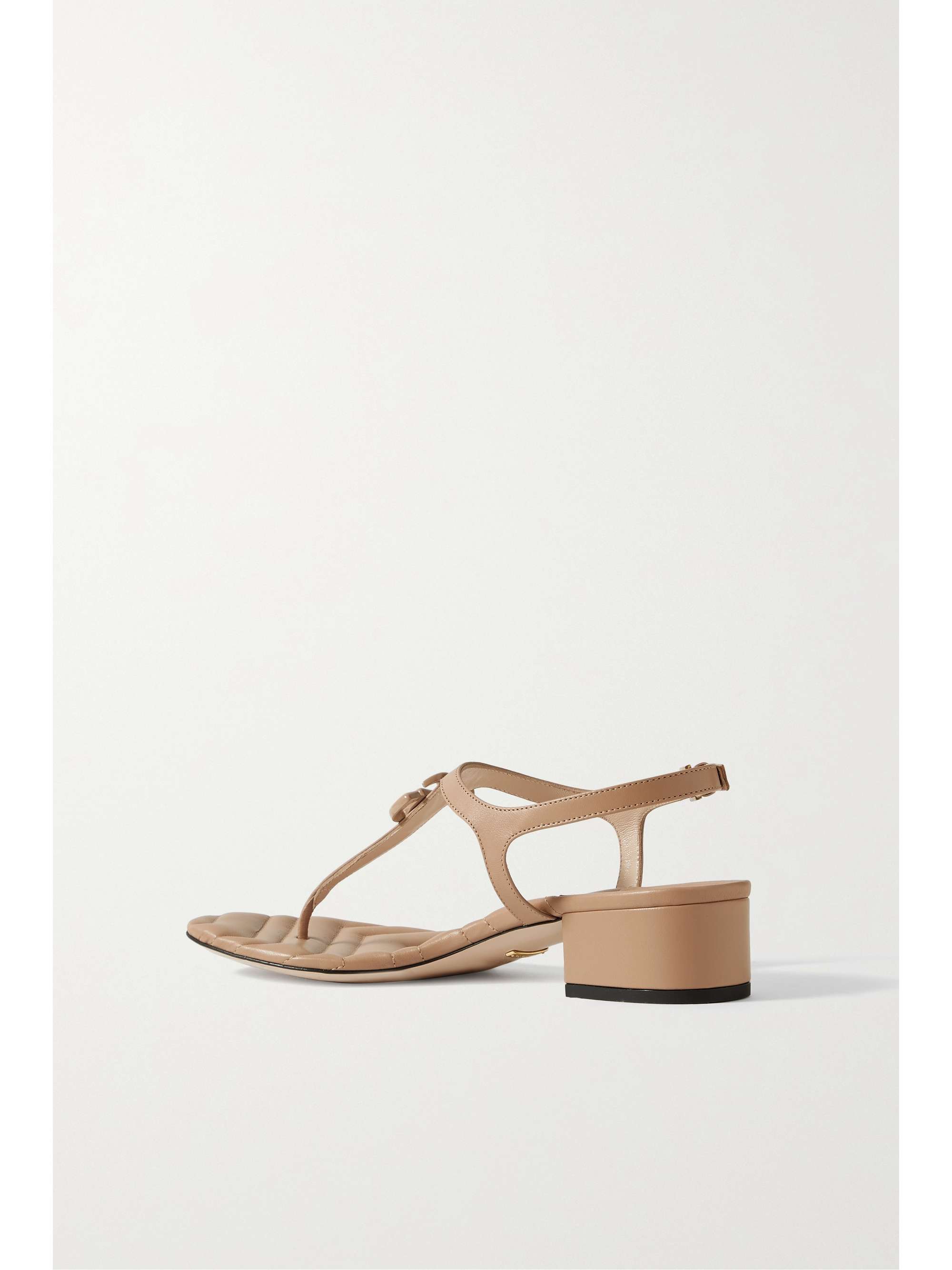 GUCCI Marmont logo-embellished leather sandals
