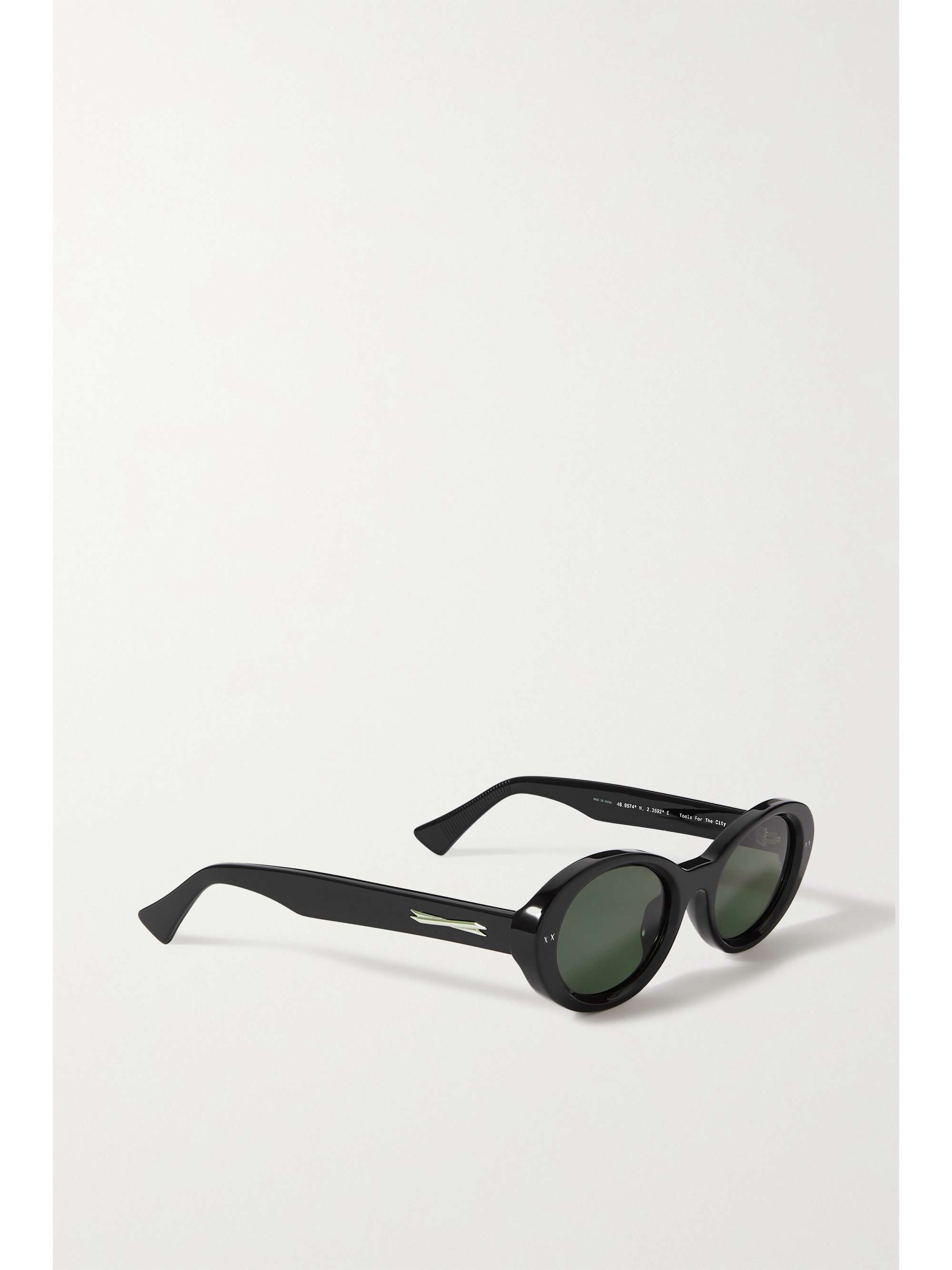 LEXXOLA Ida oval-frame acetate sunglasses | NET-A-PORTER