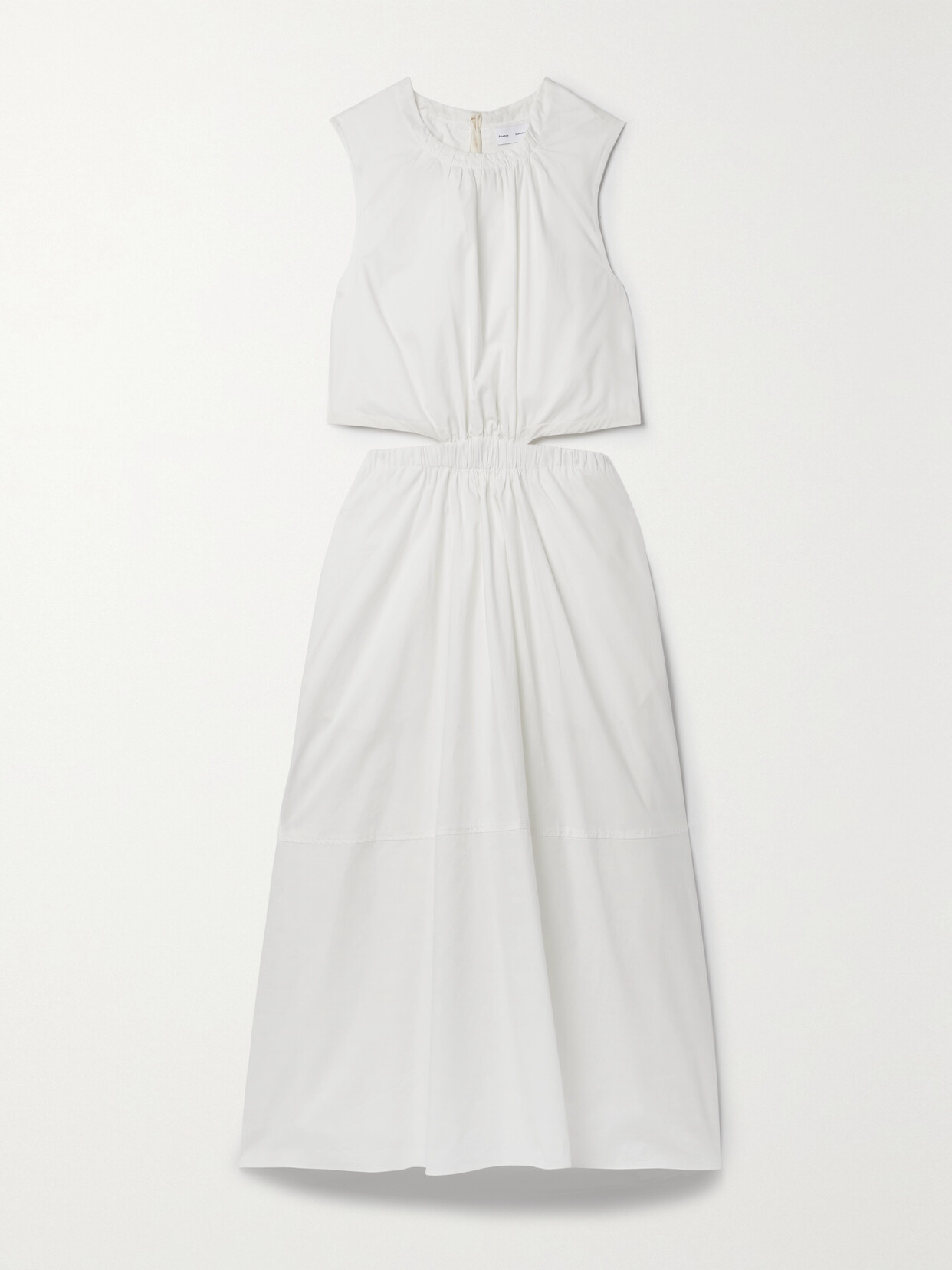 Proenza Schouler White Label - Cutout Cotton-poplin Midi Dress - US0