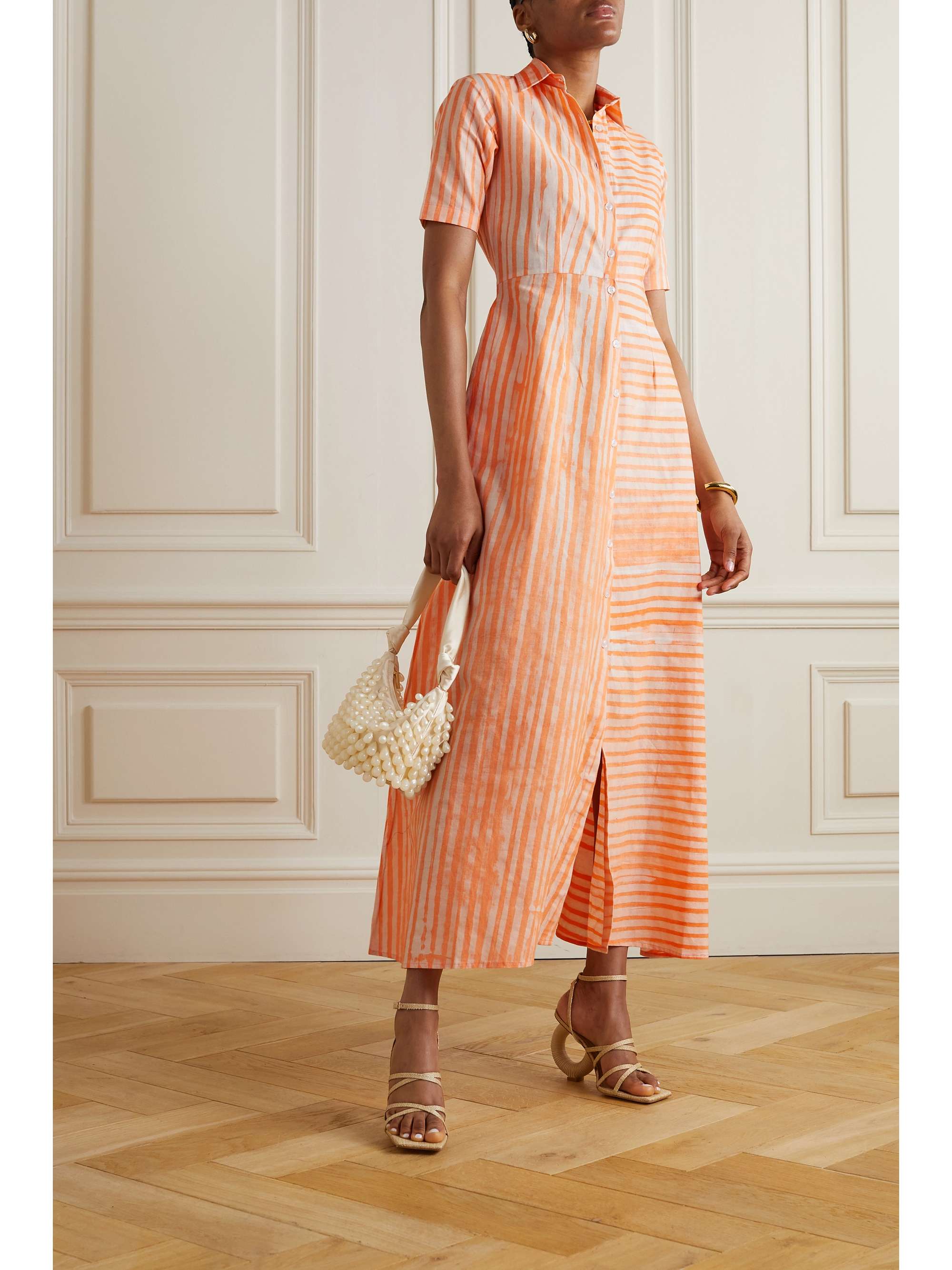 Orange clearance jersey dress