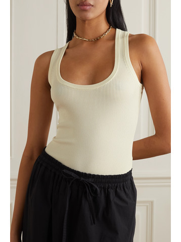 Matteau + NET SUSTAIN ribbed-knit tank