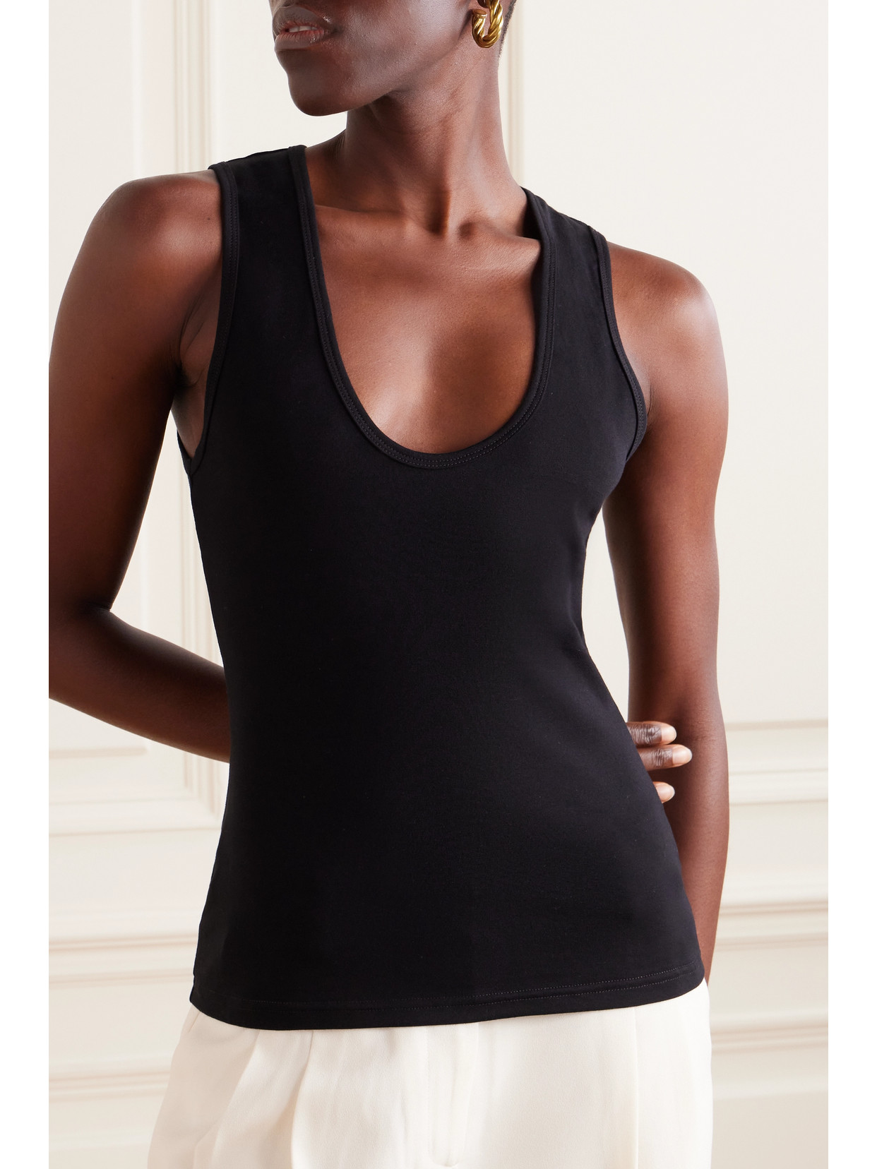 + Net Sustain Organic Cotton-Blend Jersey Tank