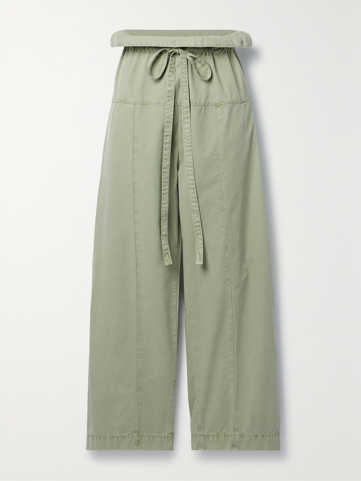 Matteau - + Net Sustain Fisherman Cotton-twill Pants - Green