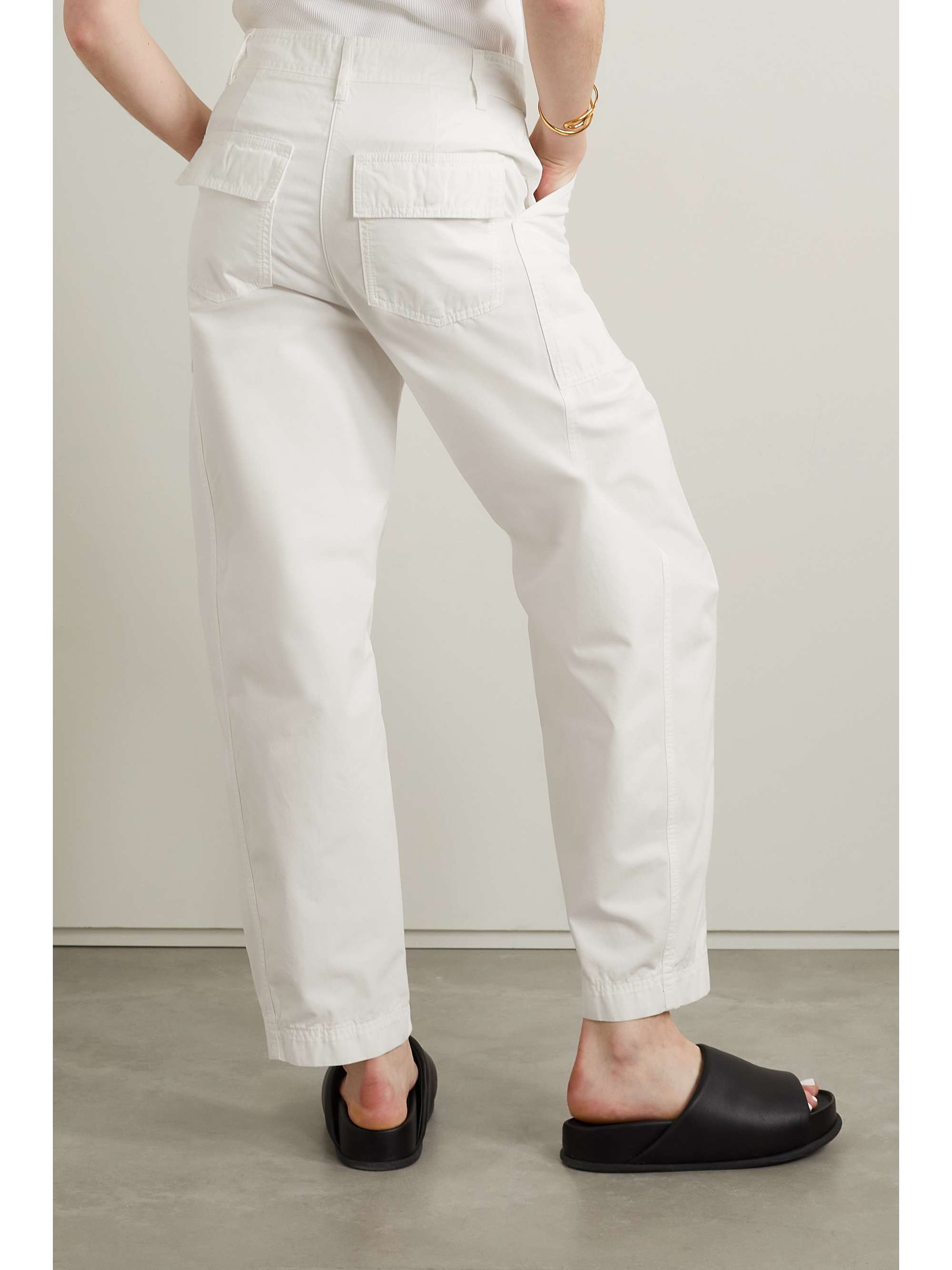 MATTEAU Cotton-twill straight-leg cargo pants