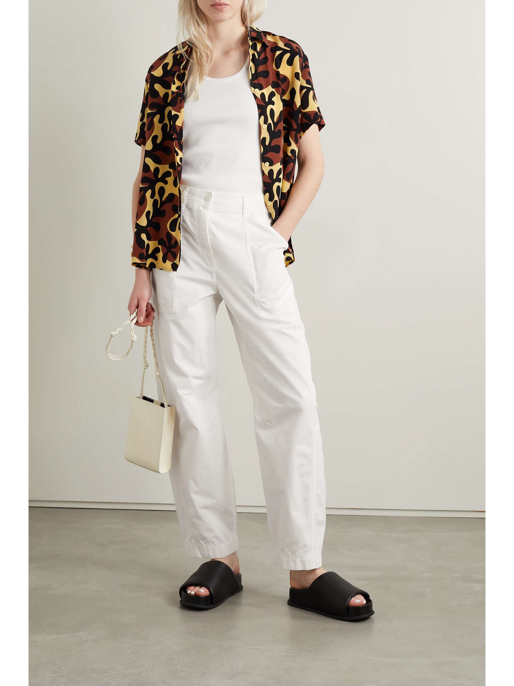 MATTEAU Cotton-twill straight-leg cargo pants