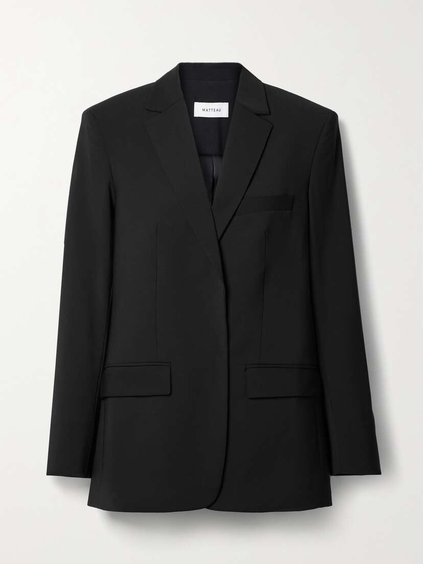 Matteau + Net Sustain Wool-blend Blazer