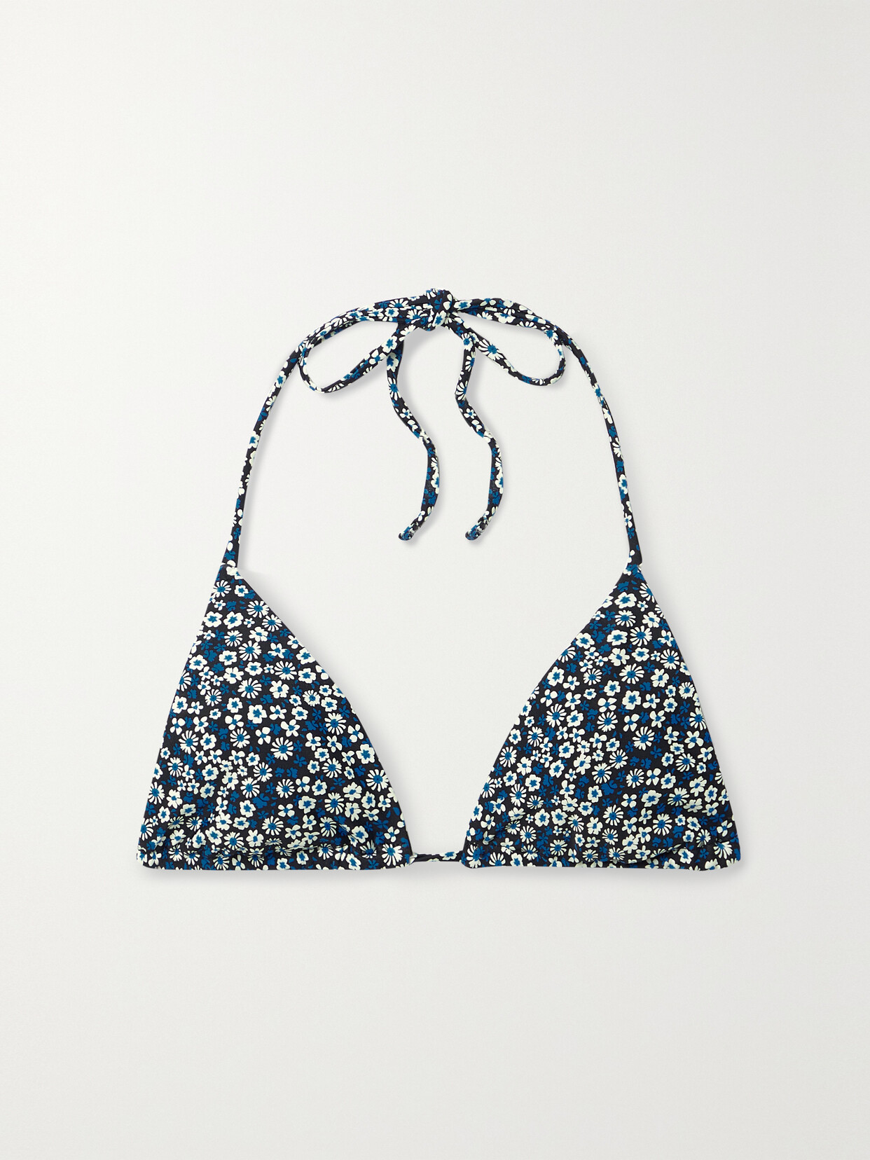 Matteau + Net Sustain The String Floral-print Recycled Triangle Bikini Top