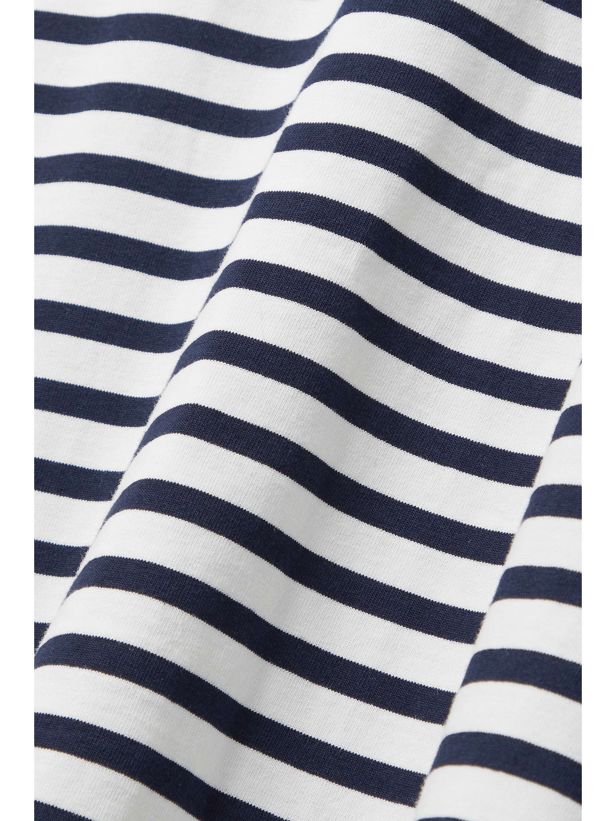 MATTEAU Striped cotton-jersey top
