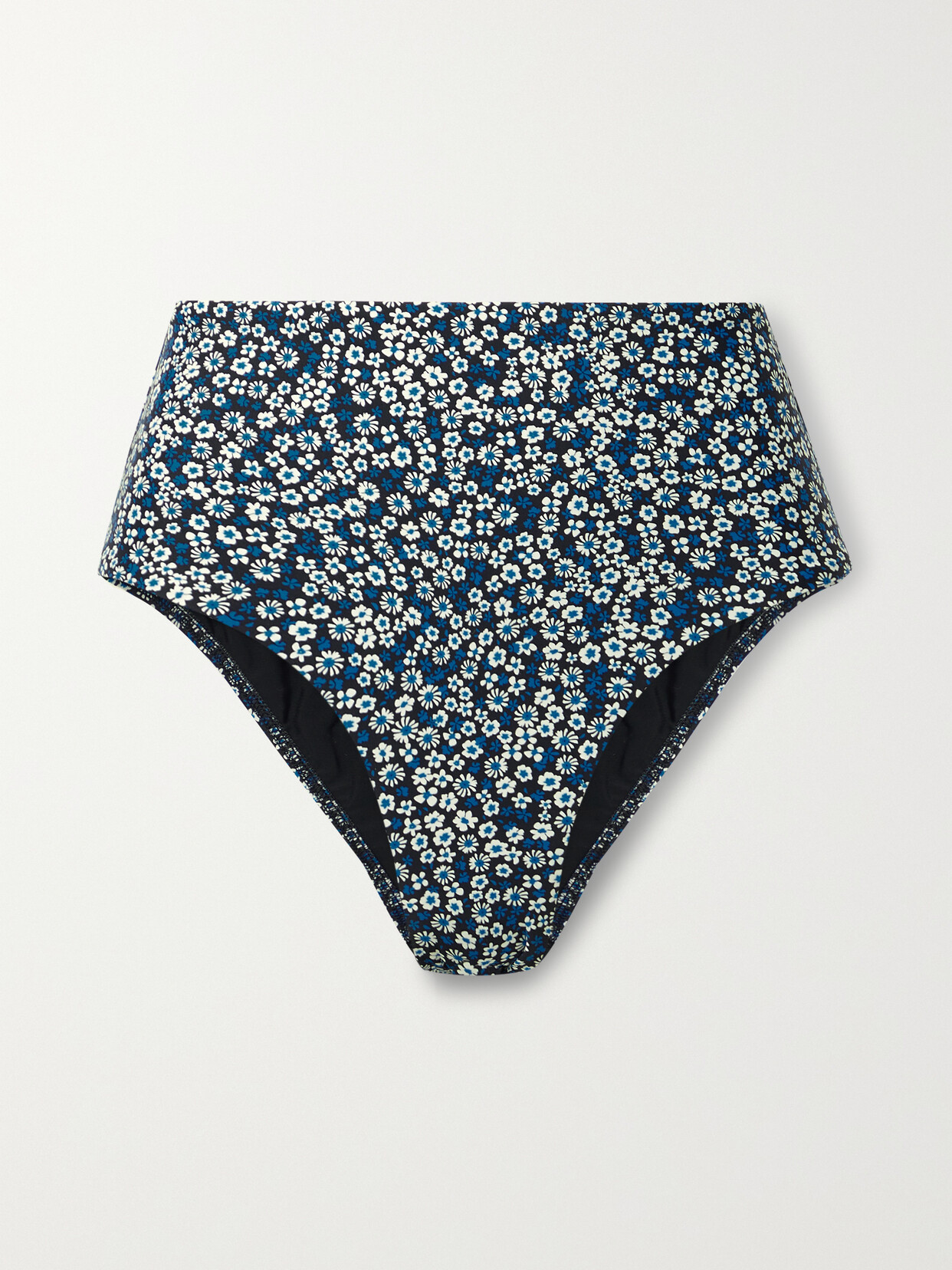 Matteau - + Net Sustain The High Waist Floral-print Recycled Bikini Briefs - Blue