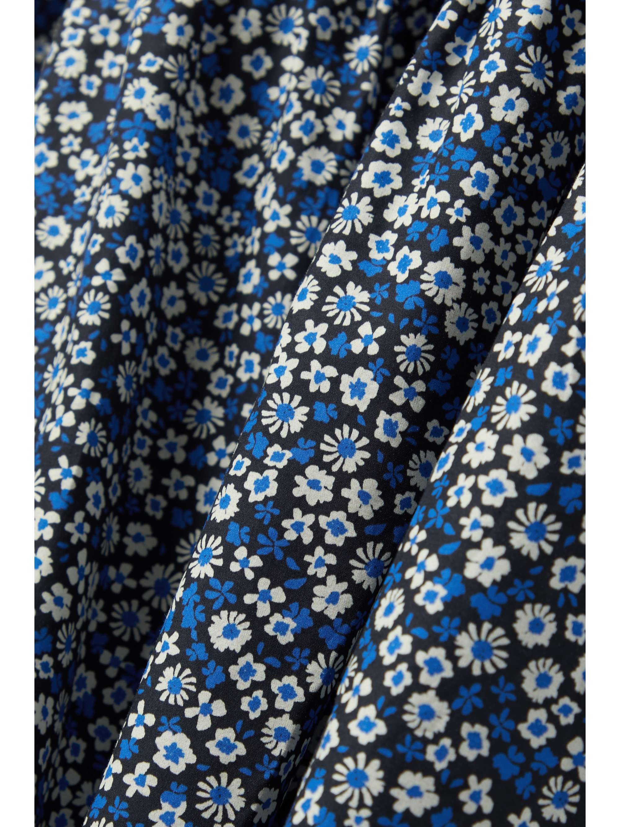 MATTEAU Tiered floral-print organic cotton-poplin maxi dress