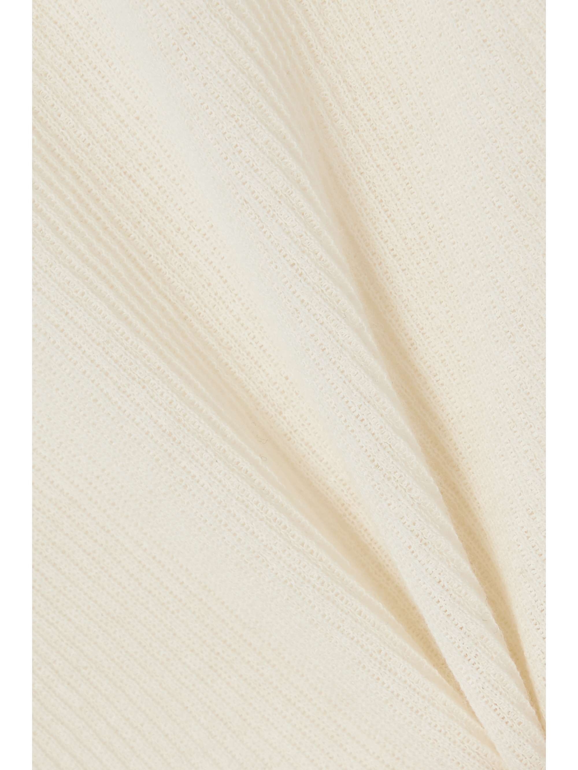 BOTTEGA VENETA Ribbed cotton-blend tank