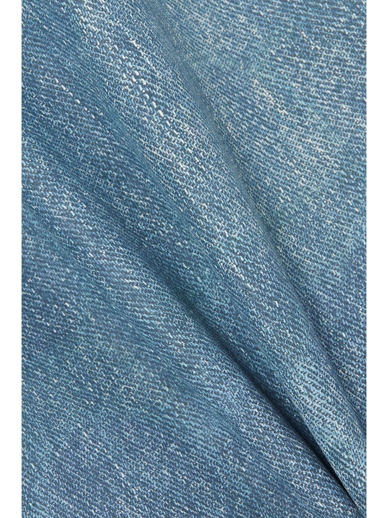 Bottega Veneta Printed Leather Straight-leg Pants In Blue