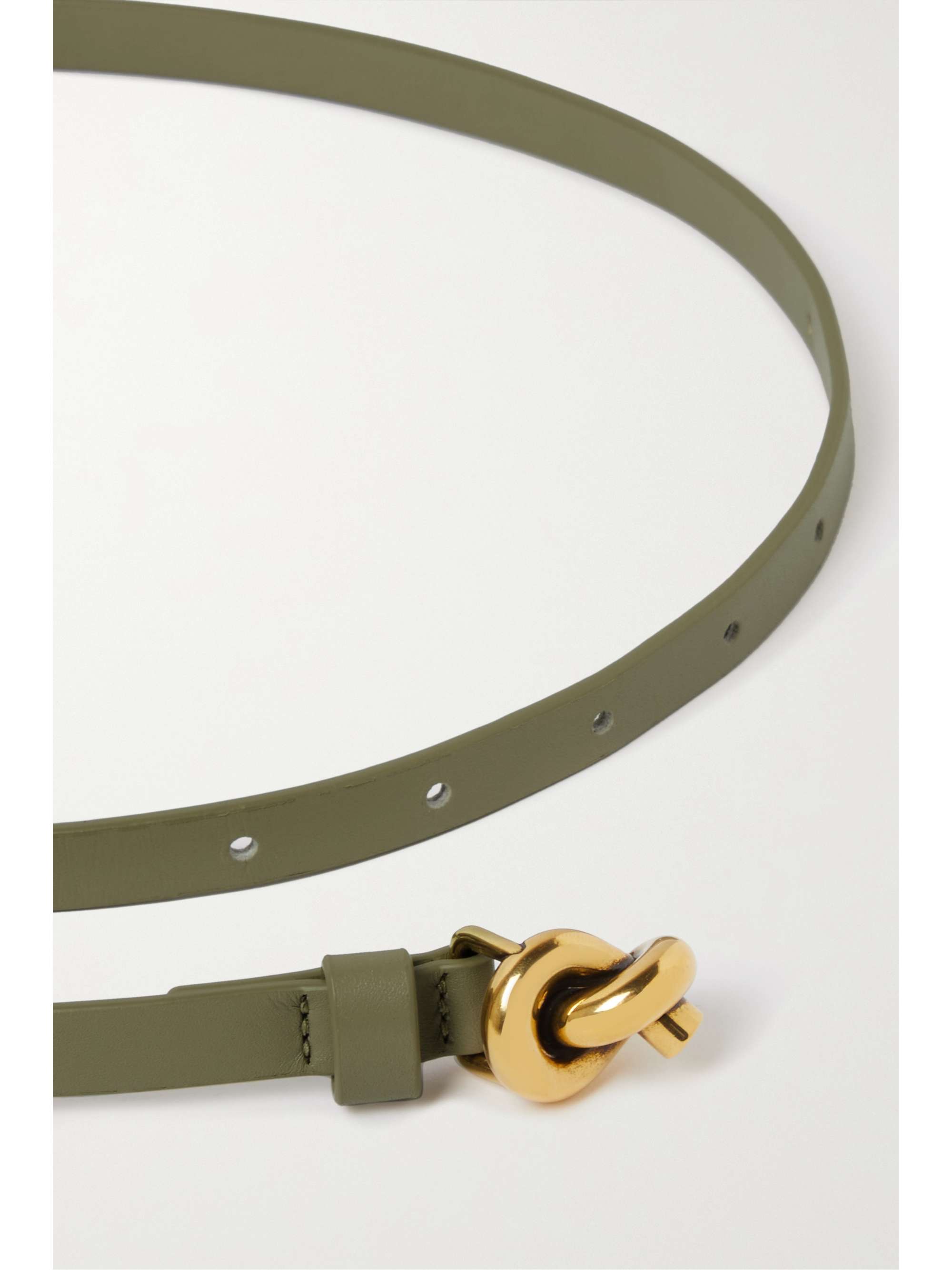 BOTTEGA Leather belt NETAPORTER