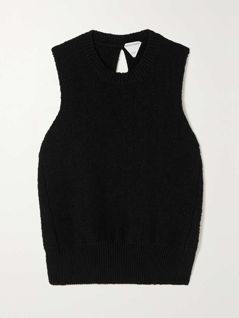 Bottega Veneta Open-back Bouclé Sweater