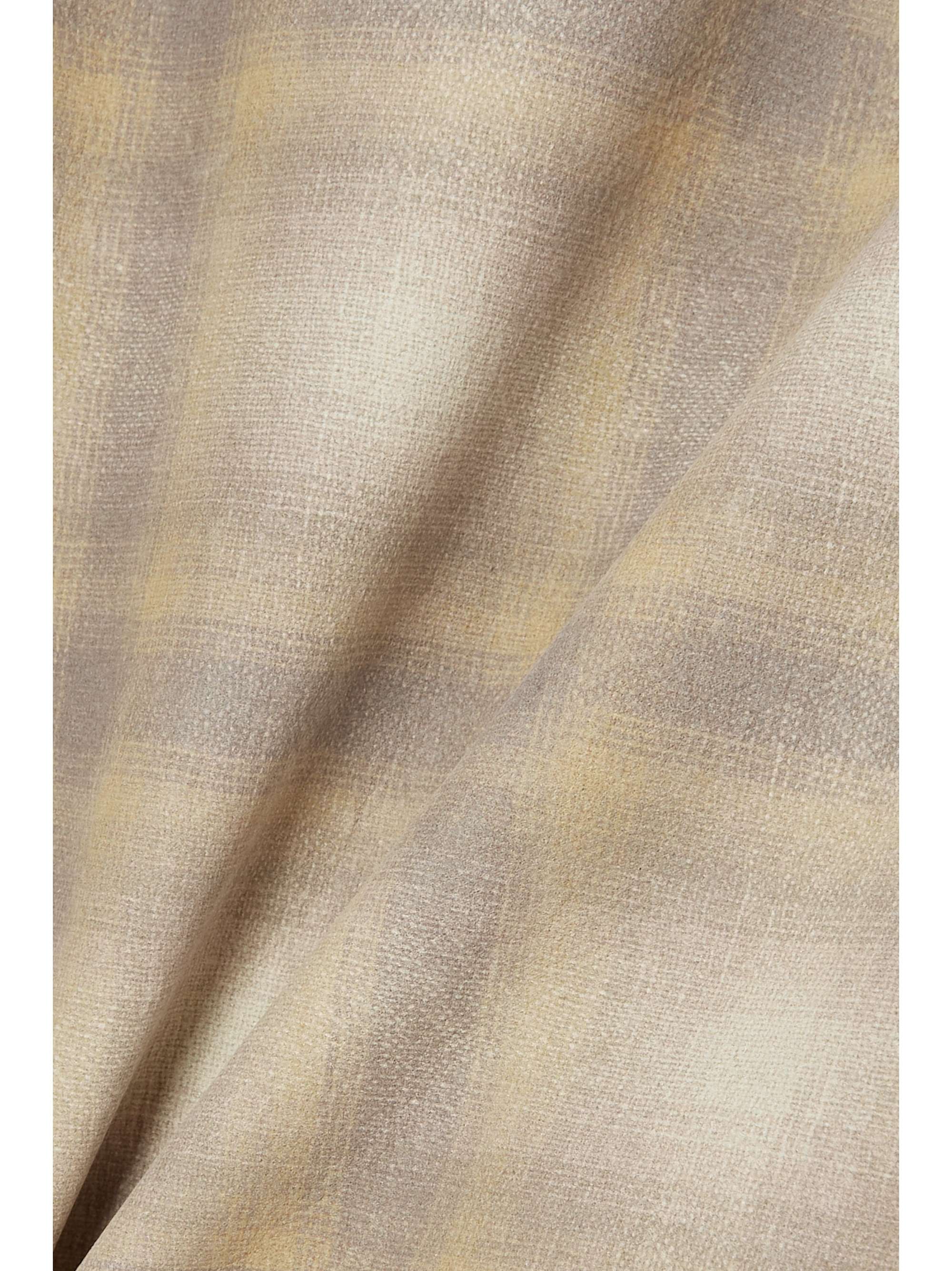 BOTTEGA VENETA Oversized checked leather shirt