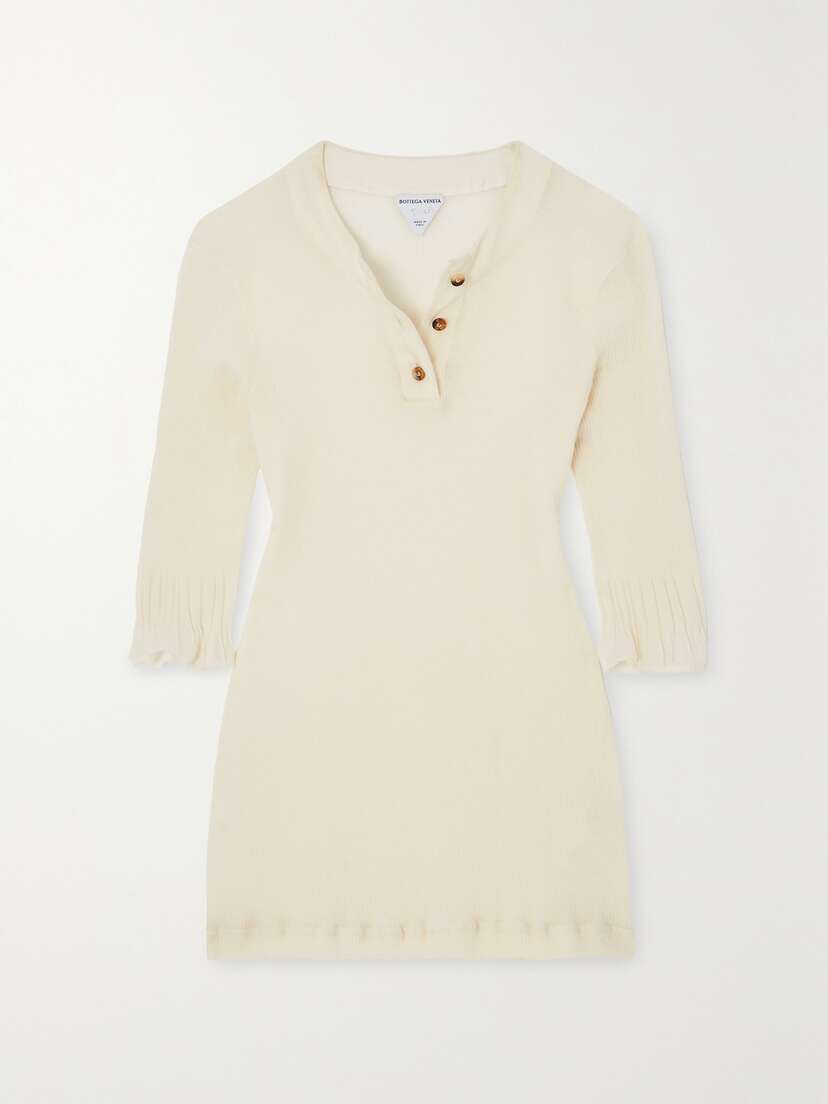 Bottega Veneta Ribbed Cotton-blend Top