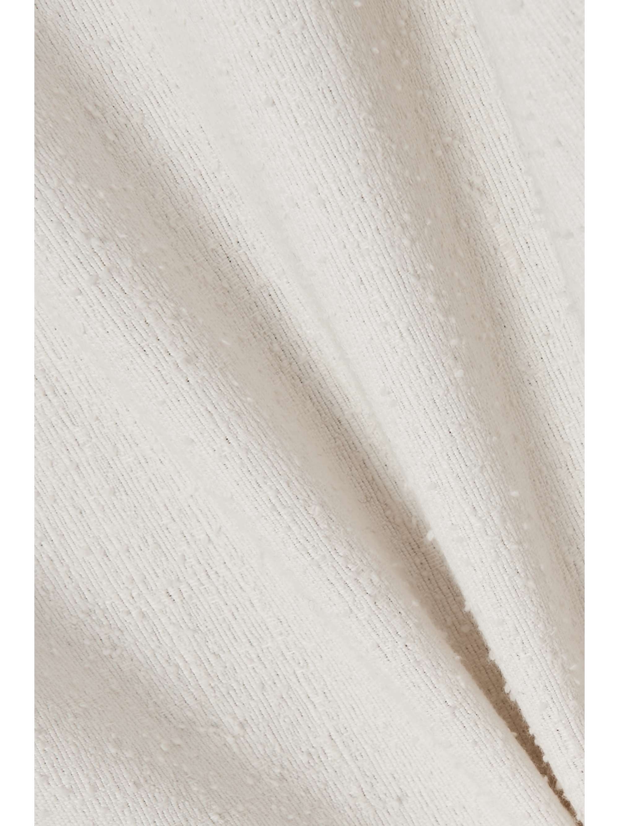 BOTTEGA VENETA Layered cotton-blend poplin and bouclé shirt