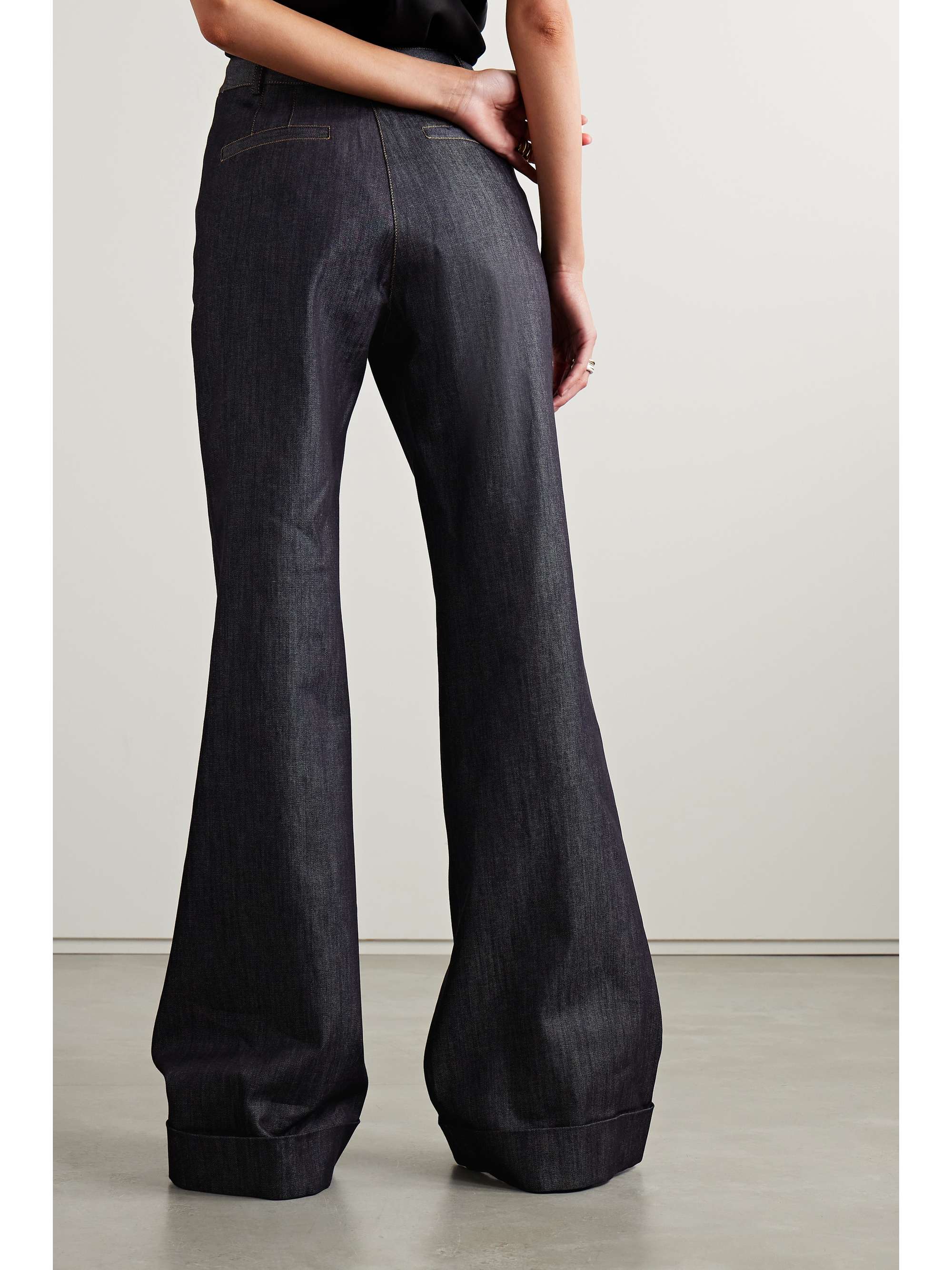 ADAM LIPPES Deeda high-rise straight-leg jeans | NET-A-PORTER