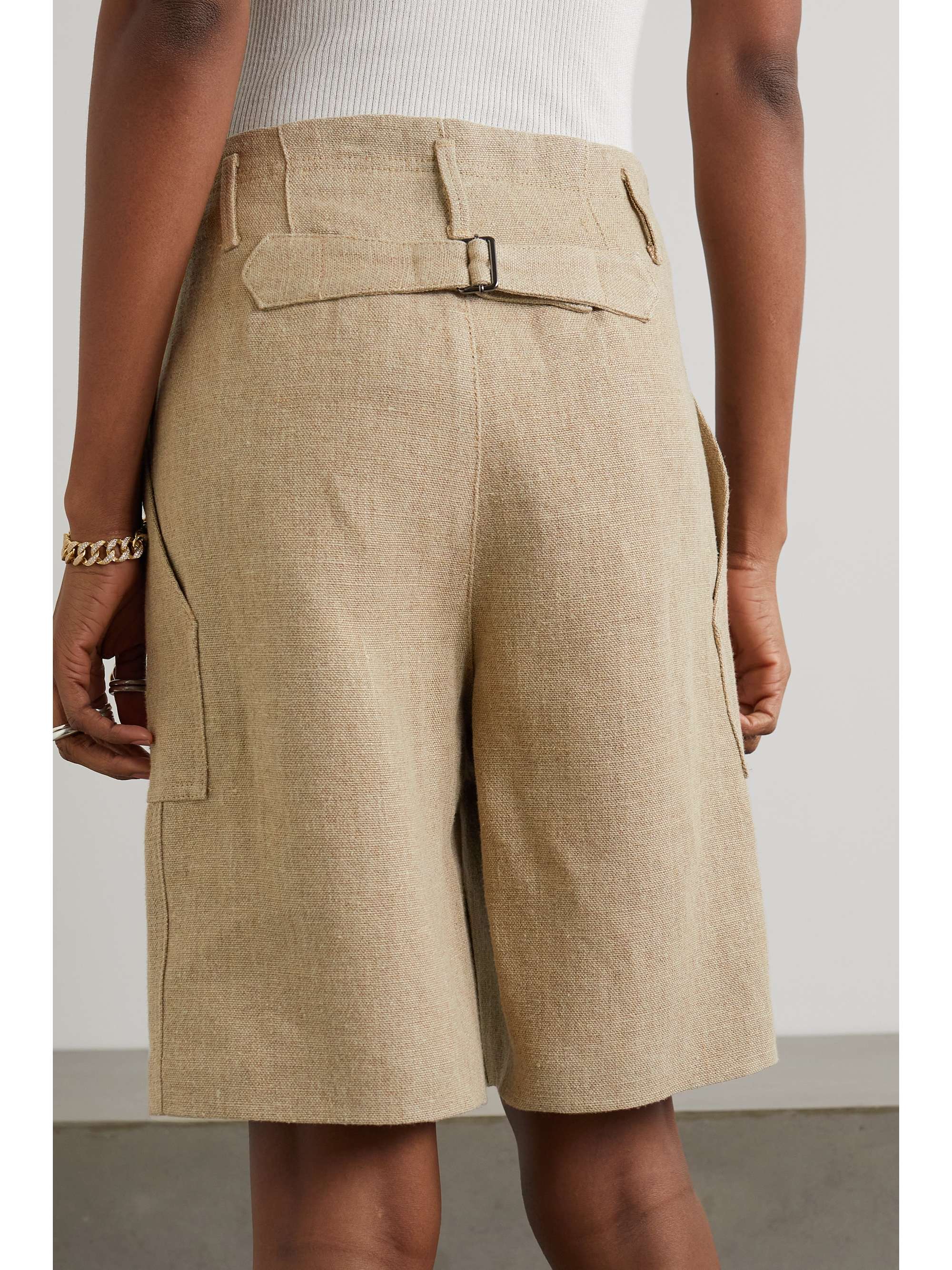 TOD'S Linen shorts
