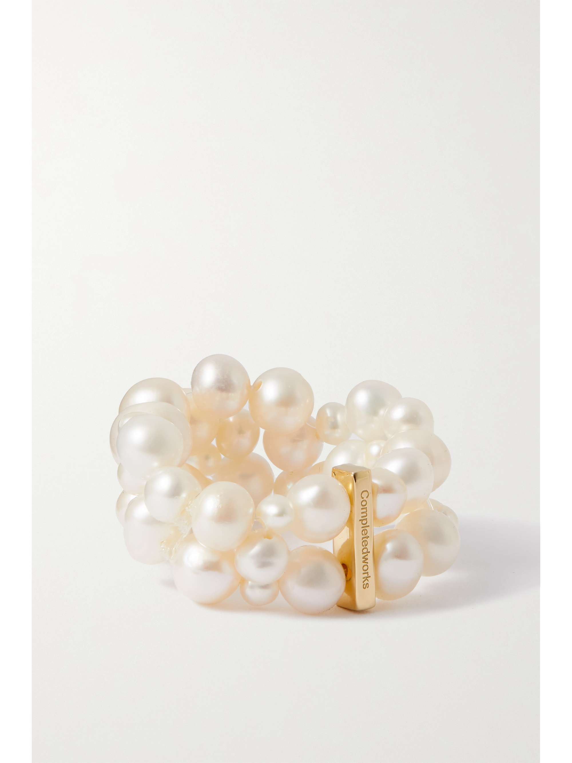 COMPLETEDWORKS Recycled gold vermeil pearl ring