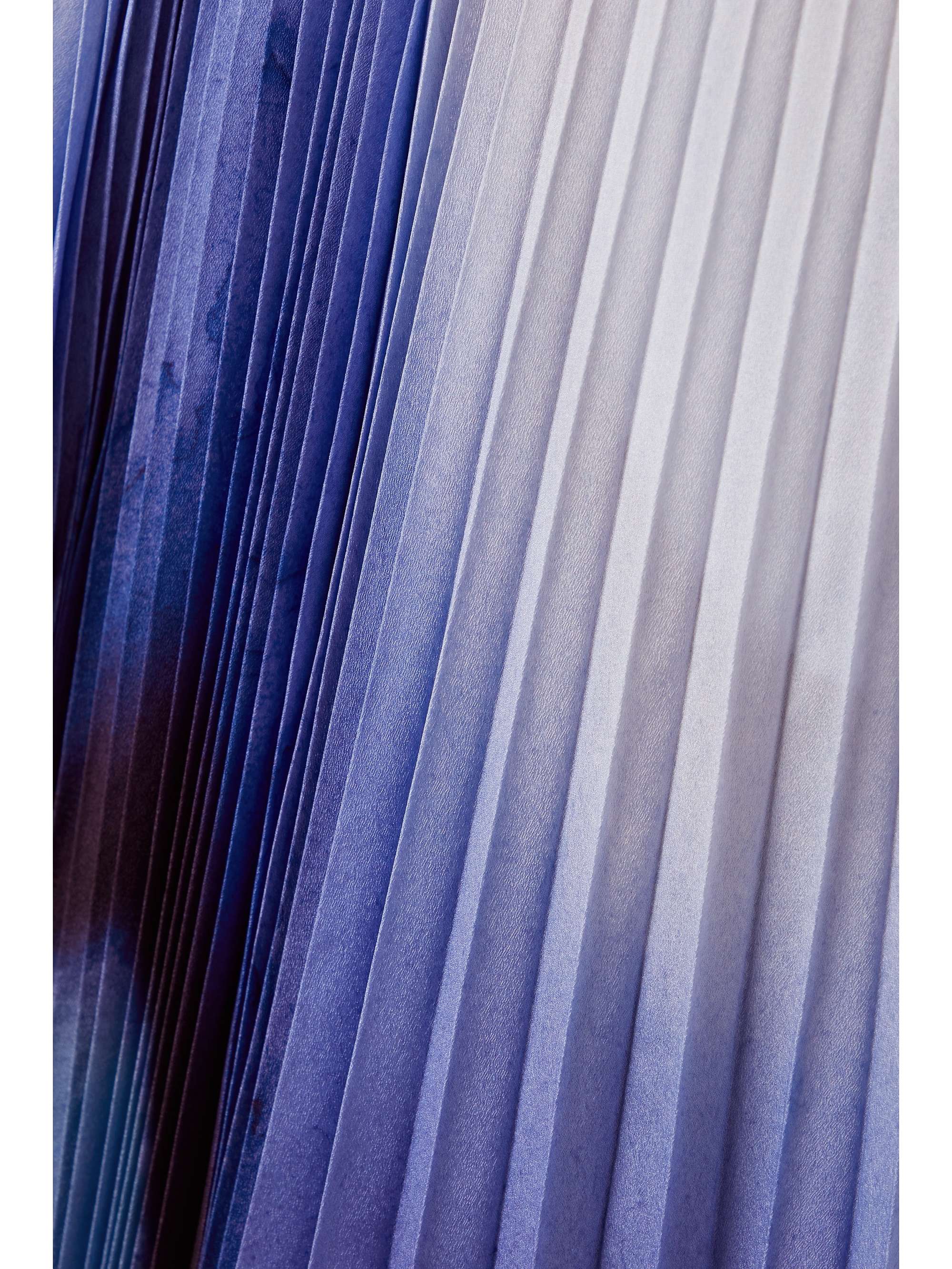 ALTUZARRA Kalymnos twist-front cutout tie-dyed plissé crepe de chine maxi dress