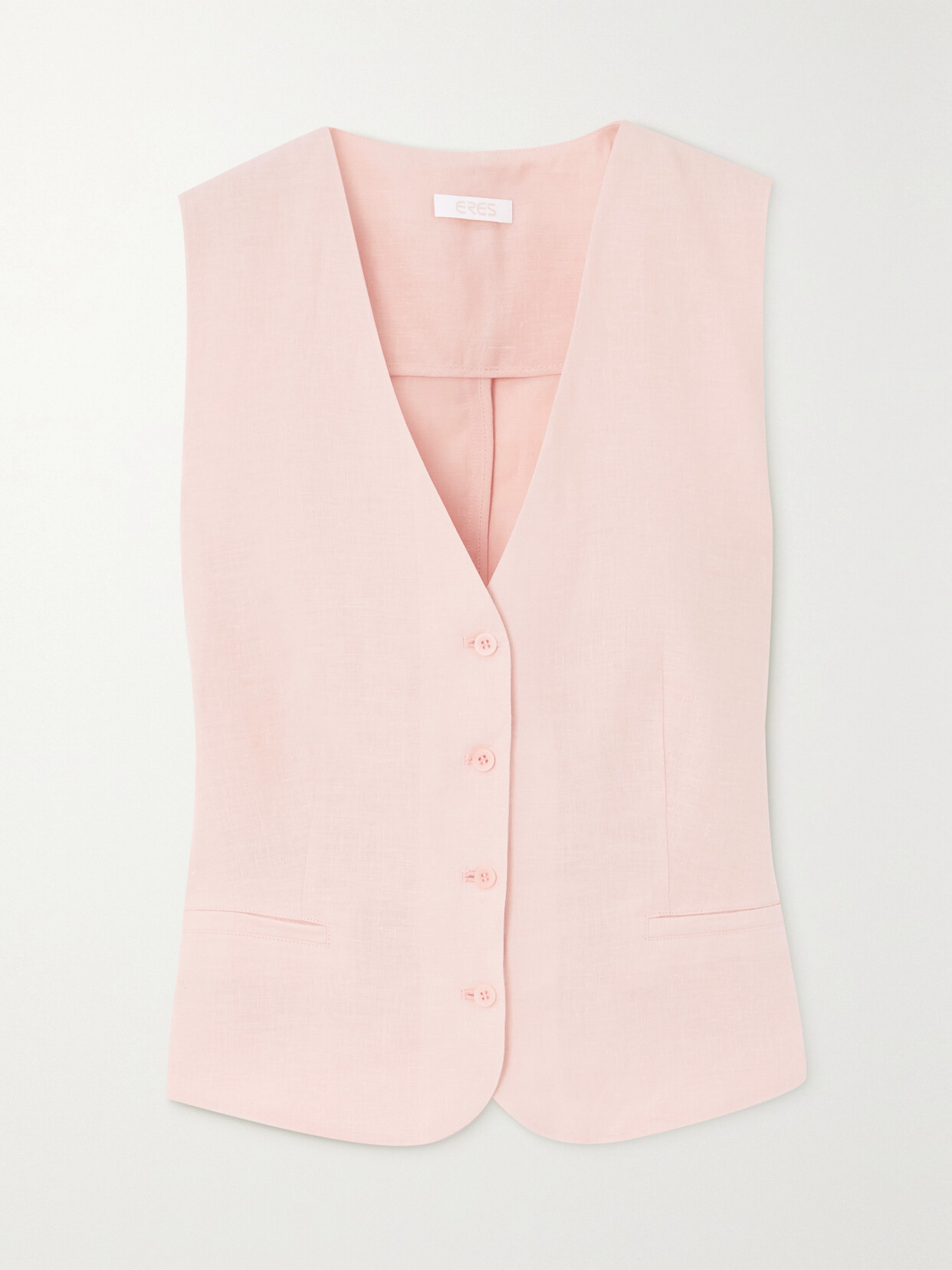 Eres L'intemporel Linen Vest - Pink