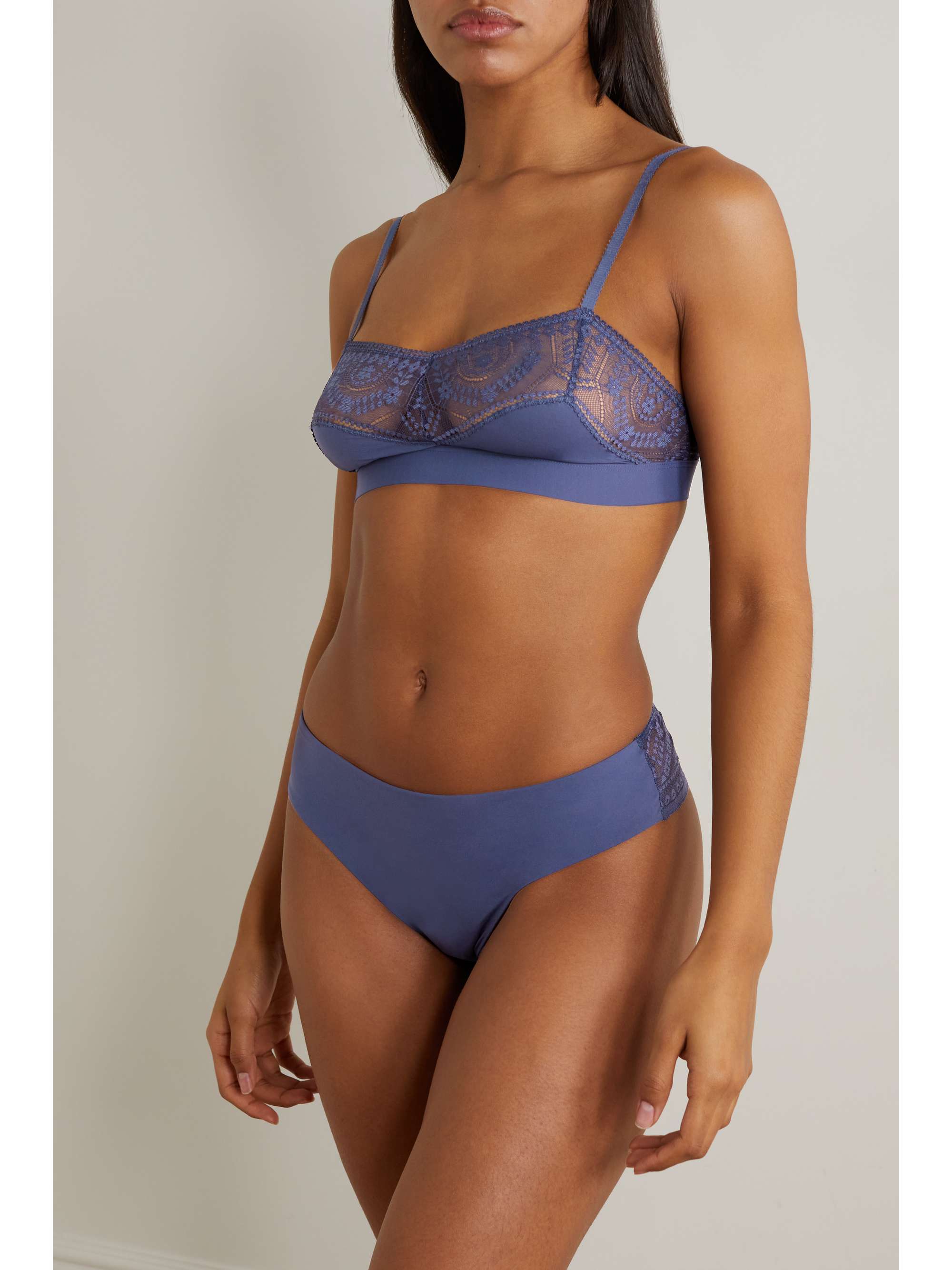 ERES Néroli Jardin stretch-jersey and lace briefs