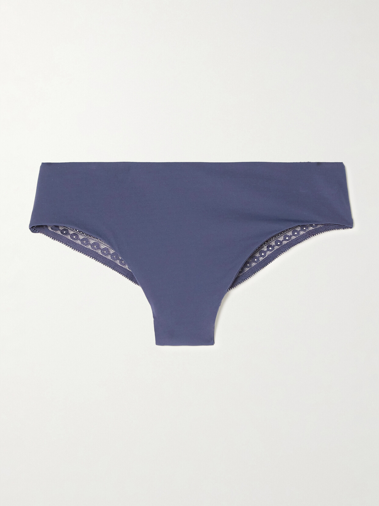 Eres Néroli Jardin Stretch-jersey And Lace Briefs - Blue