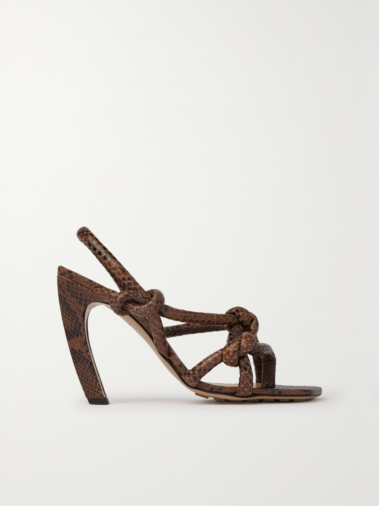 Bottega Veneta Jimbo Slingback Sandal In Merlot