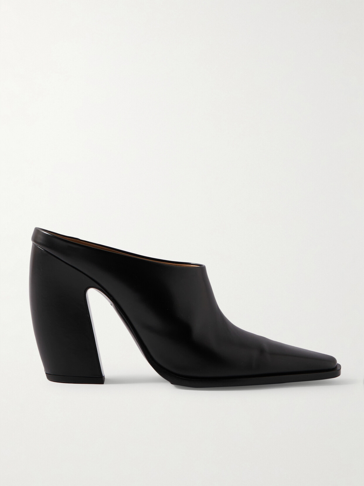 Bottega Veneta Leather Mules - Black
