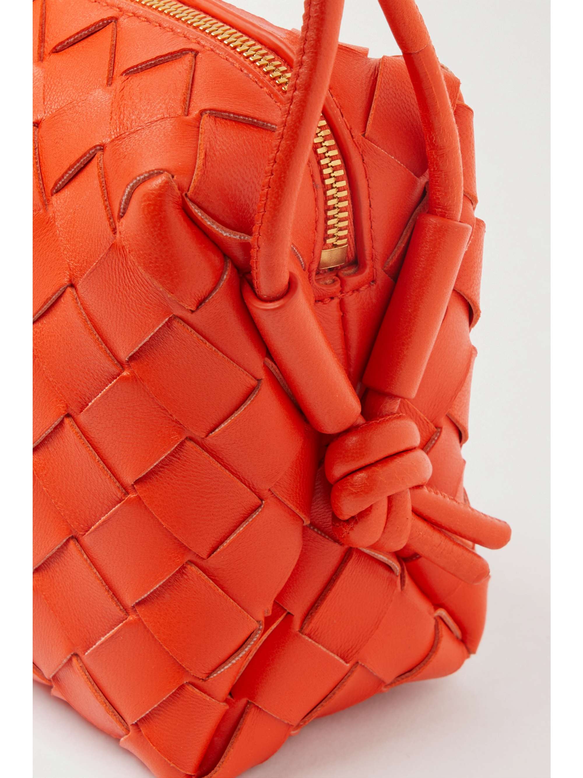 BOTTEGA VENETA Loop mini intrecciato leather shoulder bag