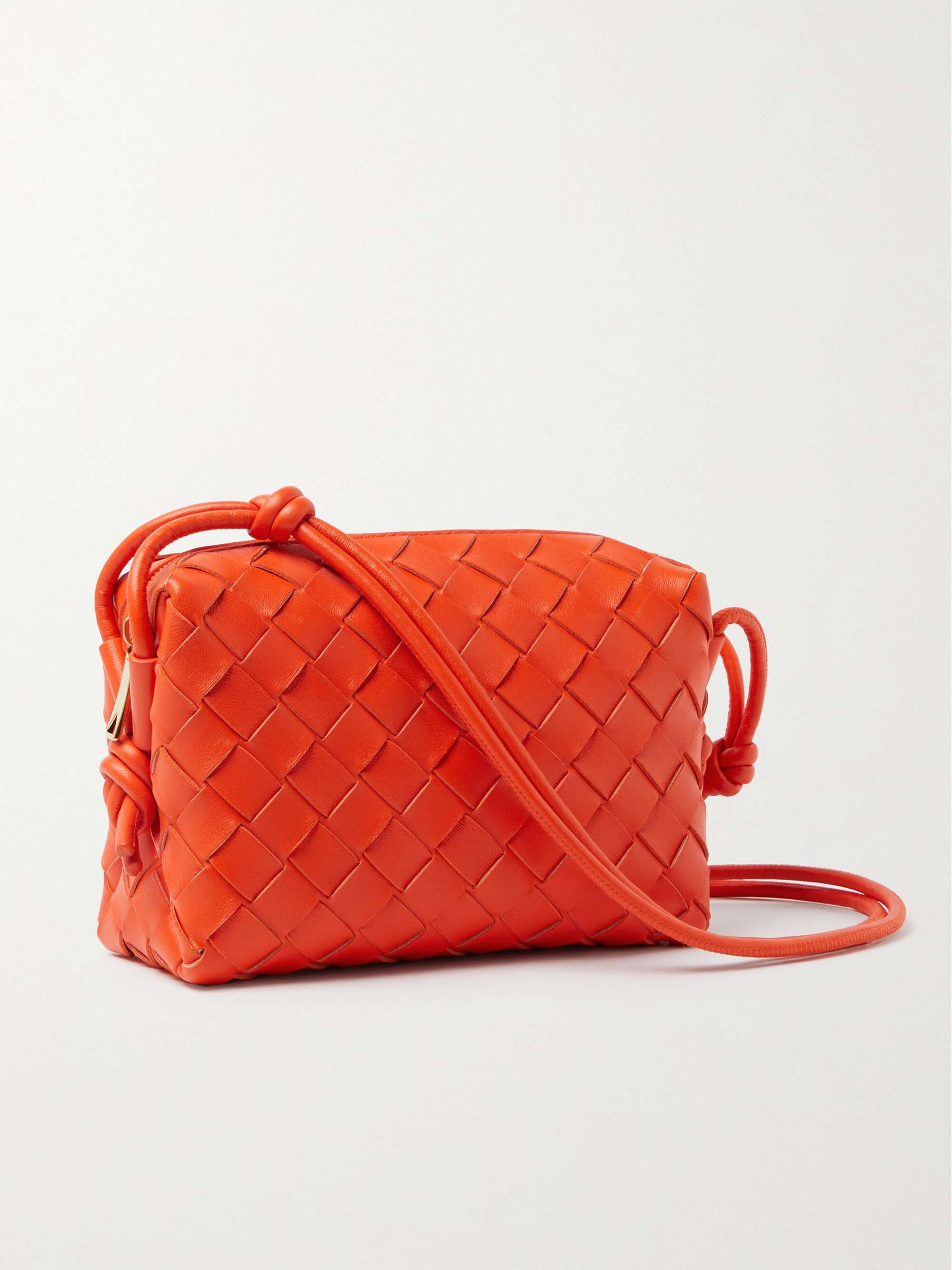 BOTTEGA VENETA Loop mini intrecciato leather shoulder bag | NET-A-PORTER