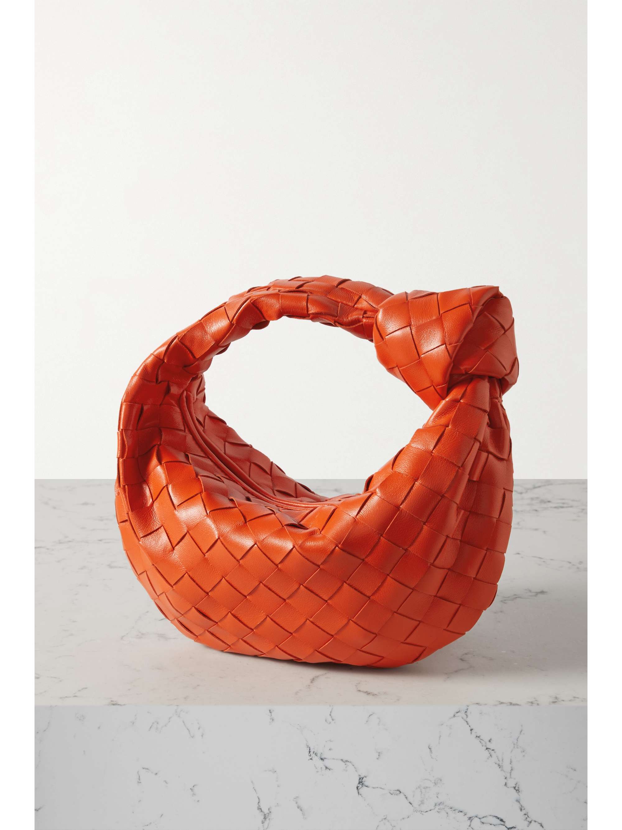 BOTTEGA VENETA Jodie mini knotted intrecciato leather tote
