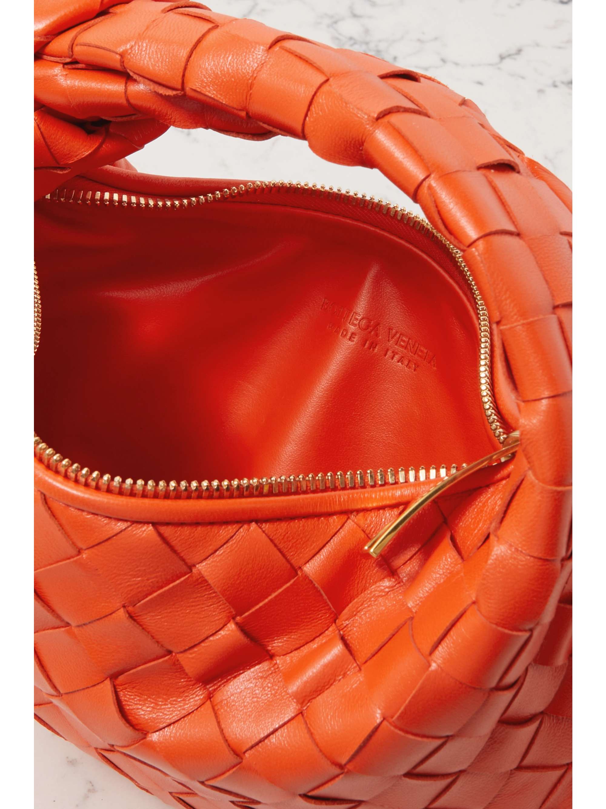 BOTTEGA VENETA Jodie mini knotted intrecciato leather tote