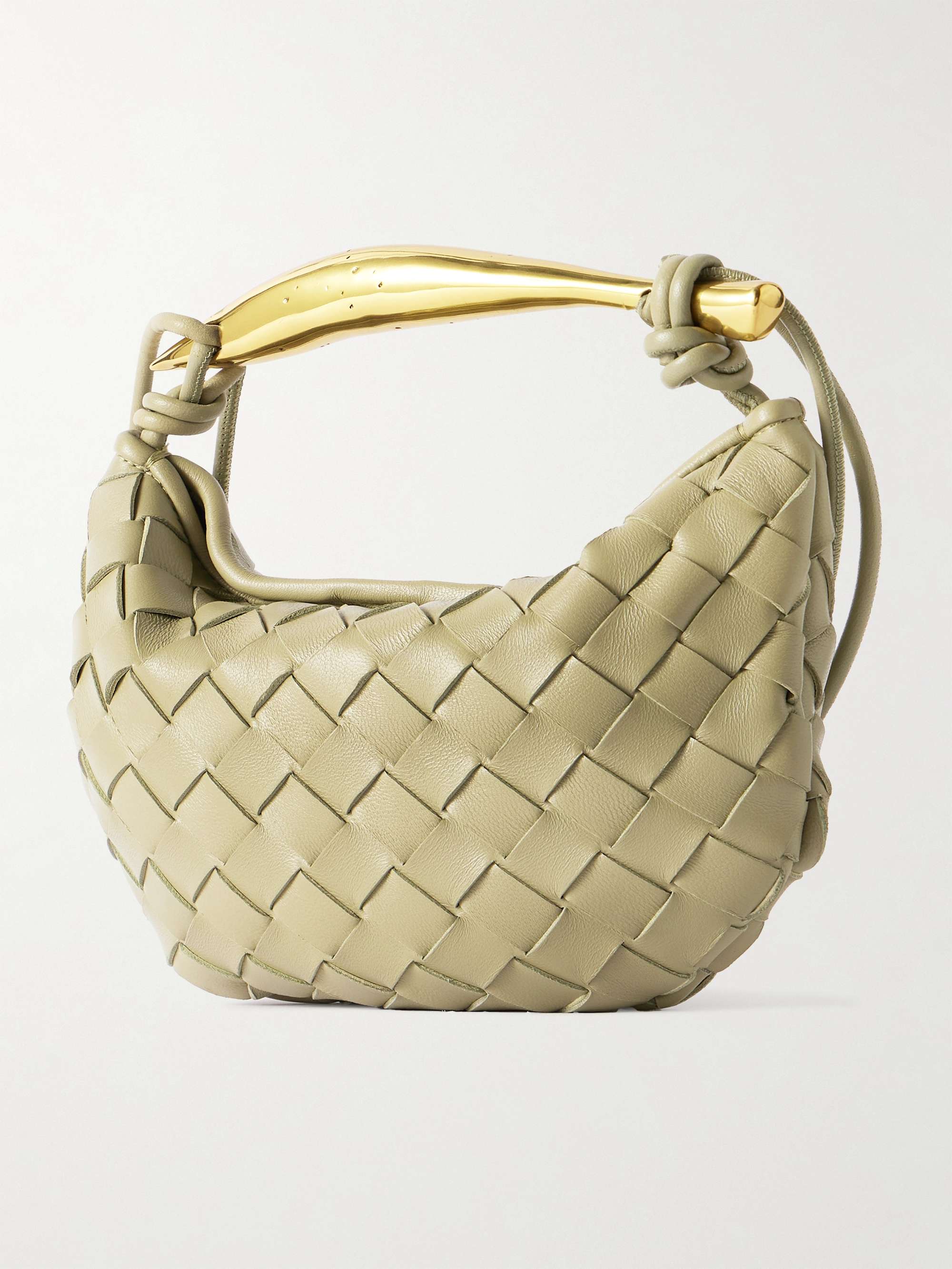 BOTTEGA VENETA Sardine mini embellished intrecciato leather shoulder bag