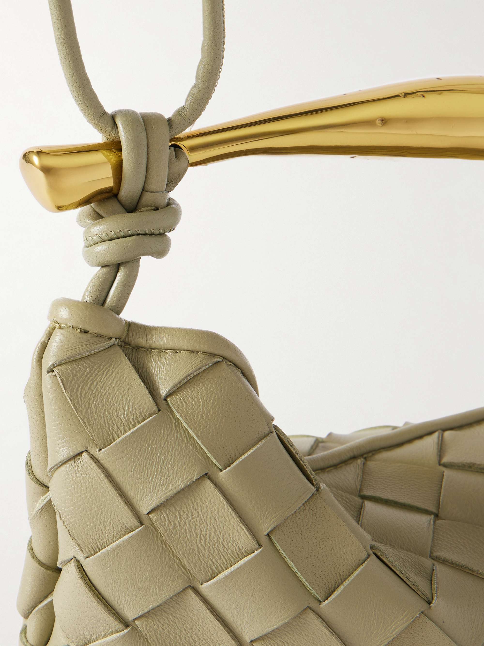 BOTTEGA VENETA Sardine mini embellished intrecciato leather shoulder bag