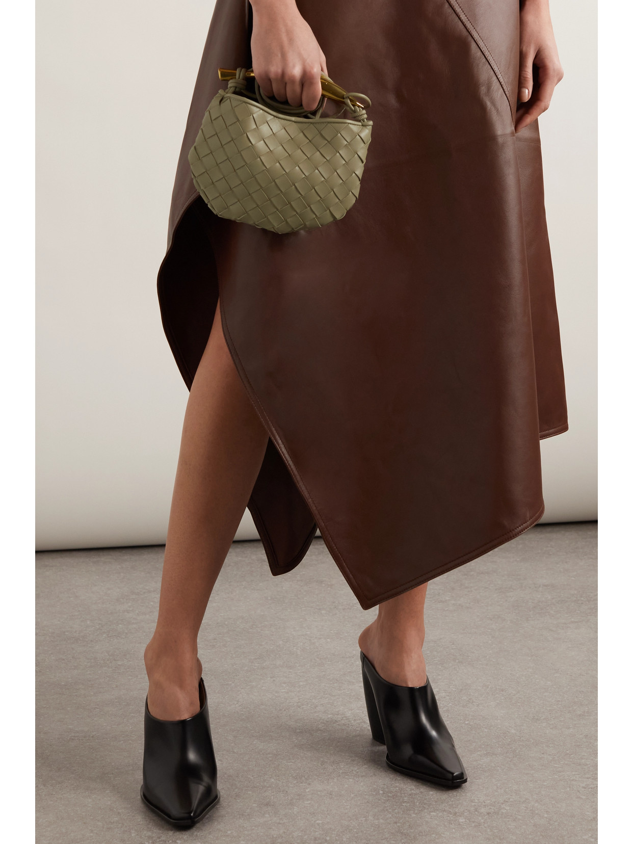 Sardine Mini Intrecciato Shoulder Bag