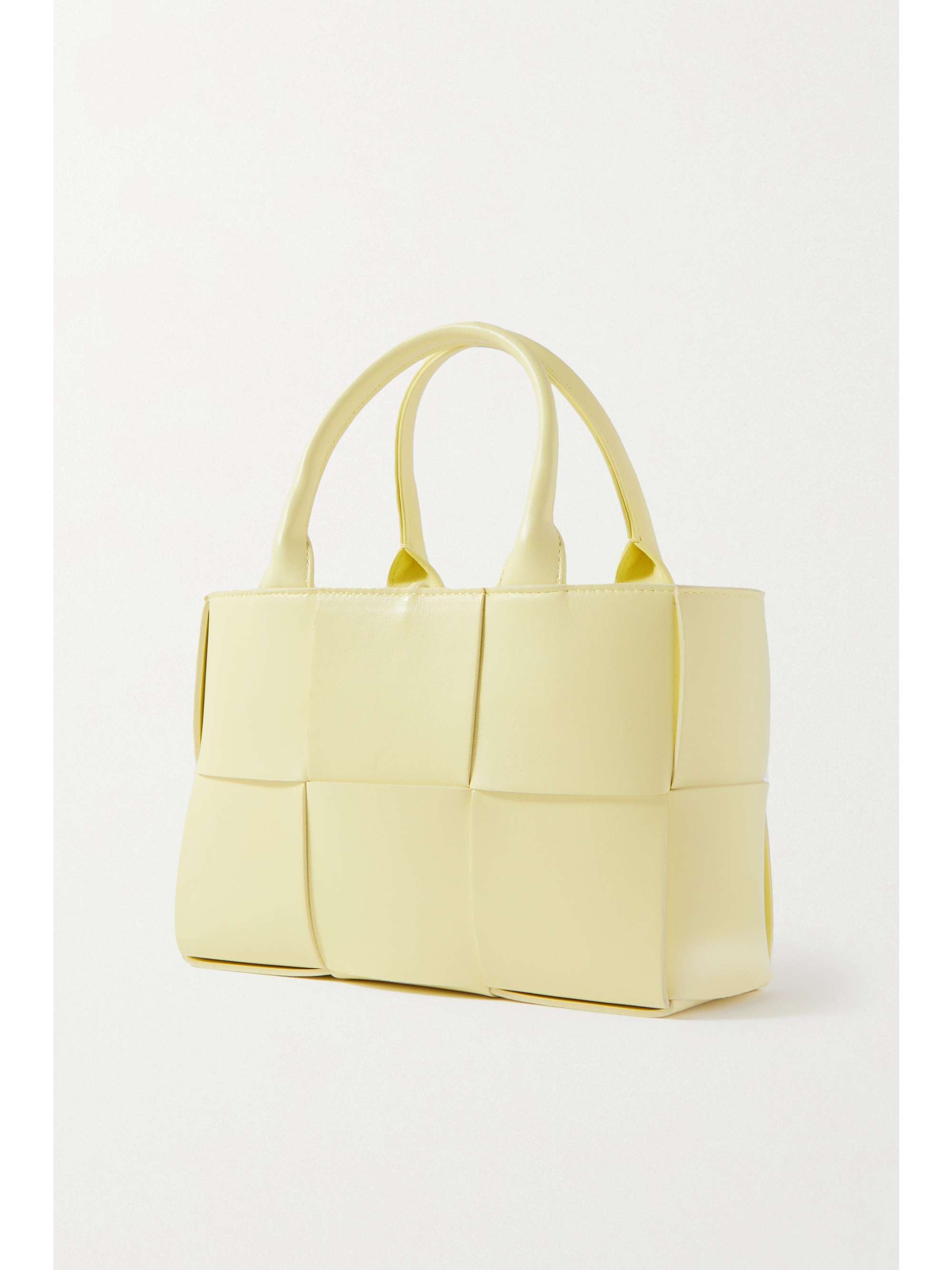 BOTTEGA VENETA Arco mini intrecciato leather tote