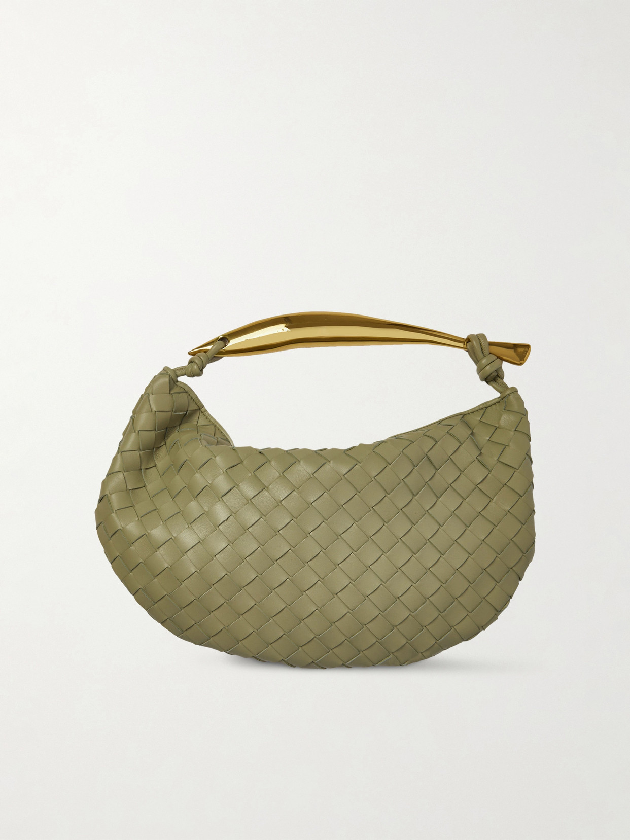 Sardine Small Intrecciato Leather Tote