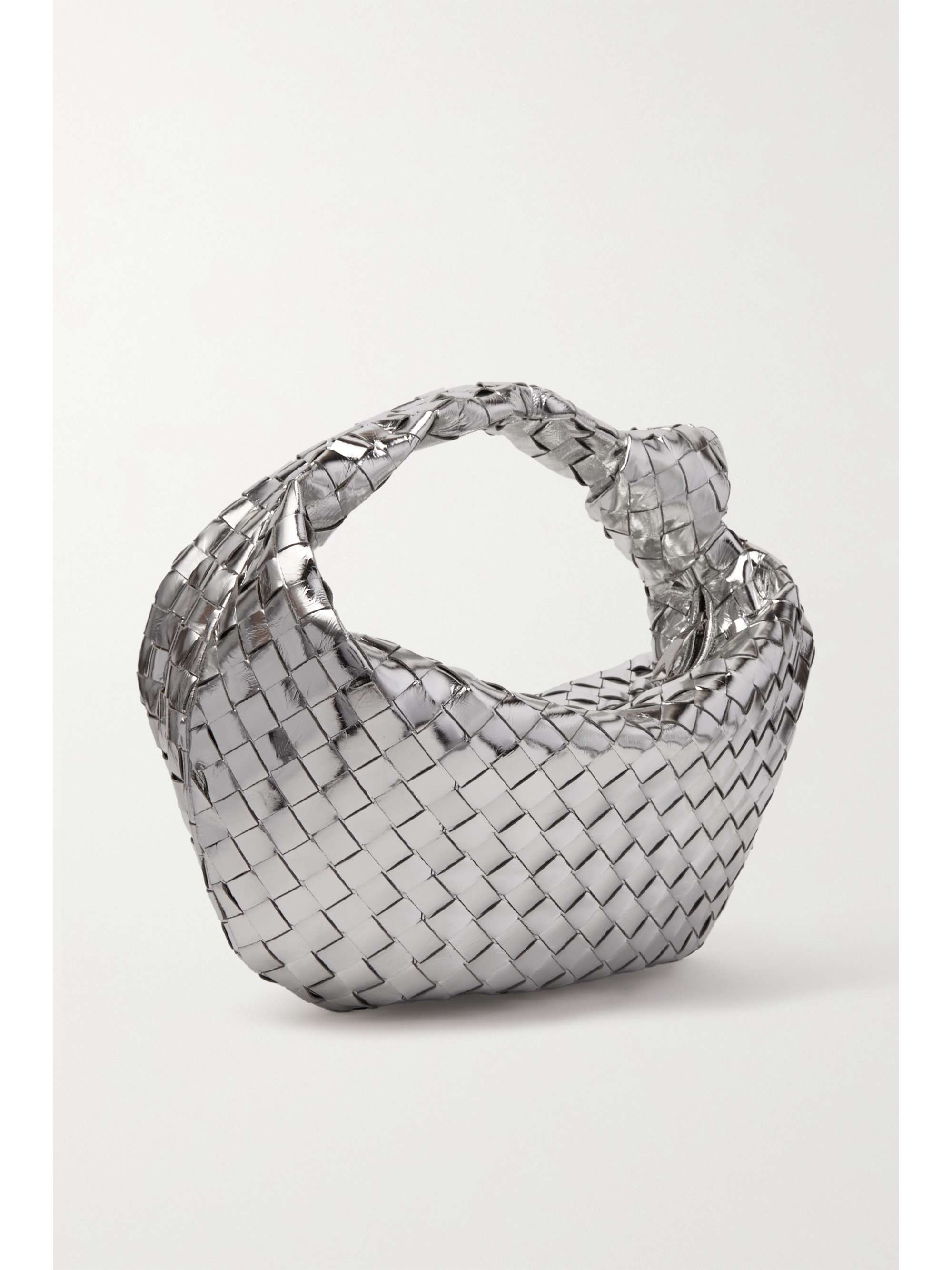 BOTTEGA VENETA Jodie Teen knotted intrecciato suede tote
